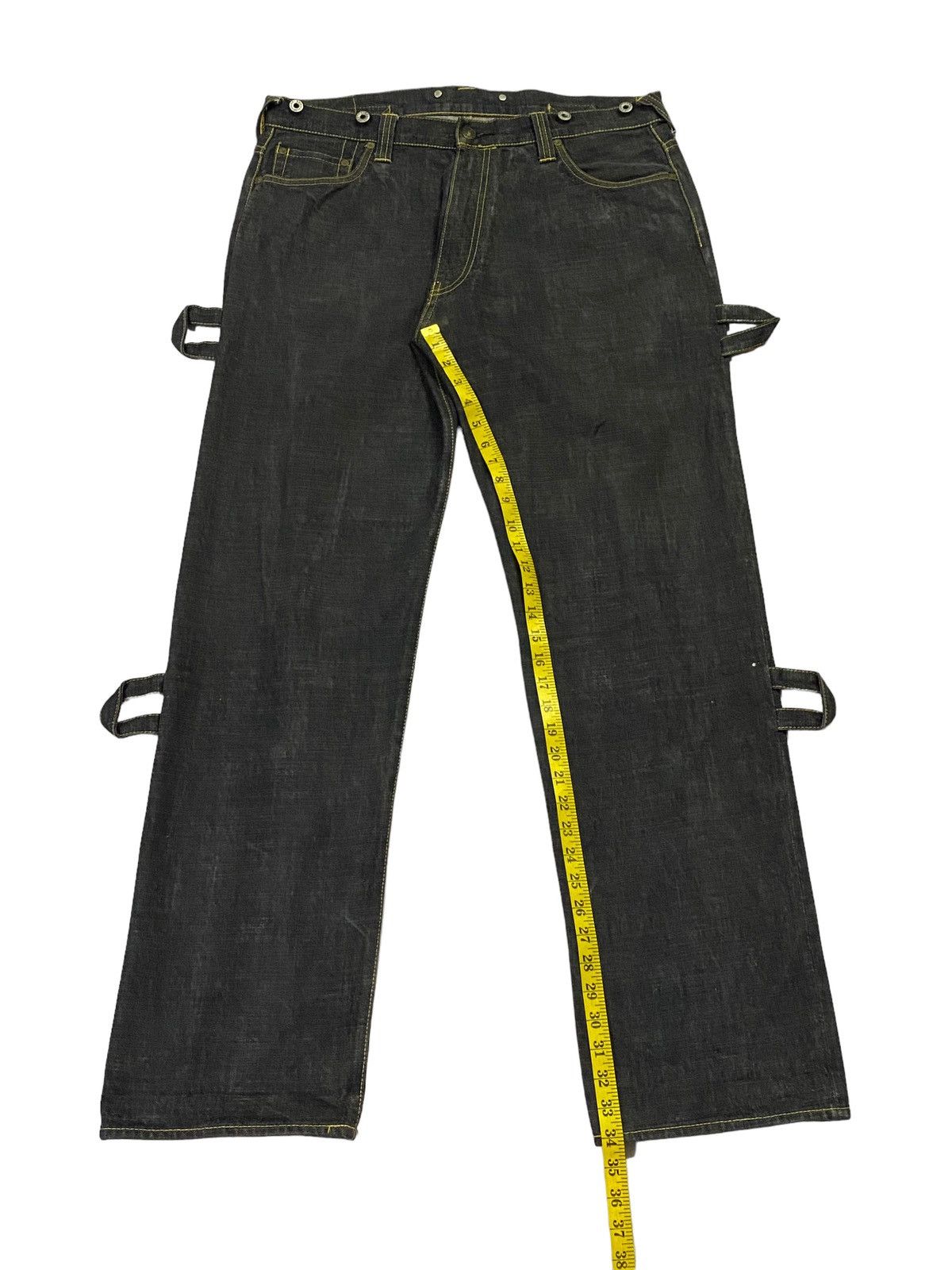 Japanese Brand × Vintage Vintage Bondage Selvedge Denim Pants Size US 36 / EU 52 - 7 Thumbnail