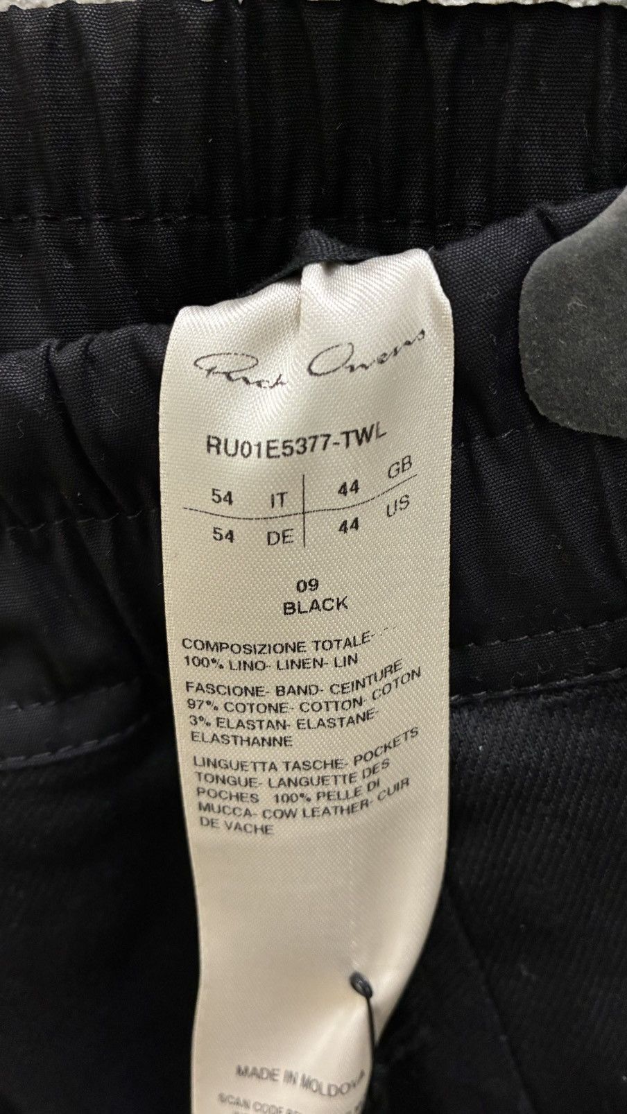 Rick Owens Rick Owens Bauhaus Black Cargo Pants Size US 38 / EU 54 - 9 Thumbnail