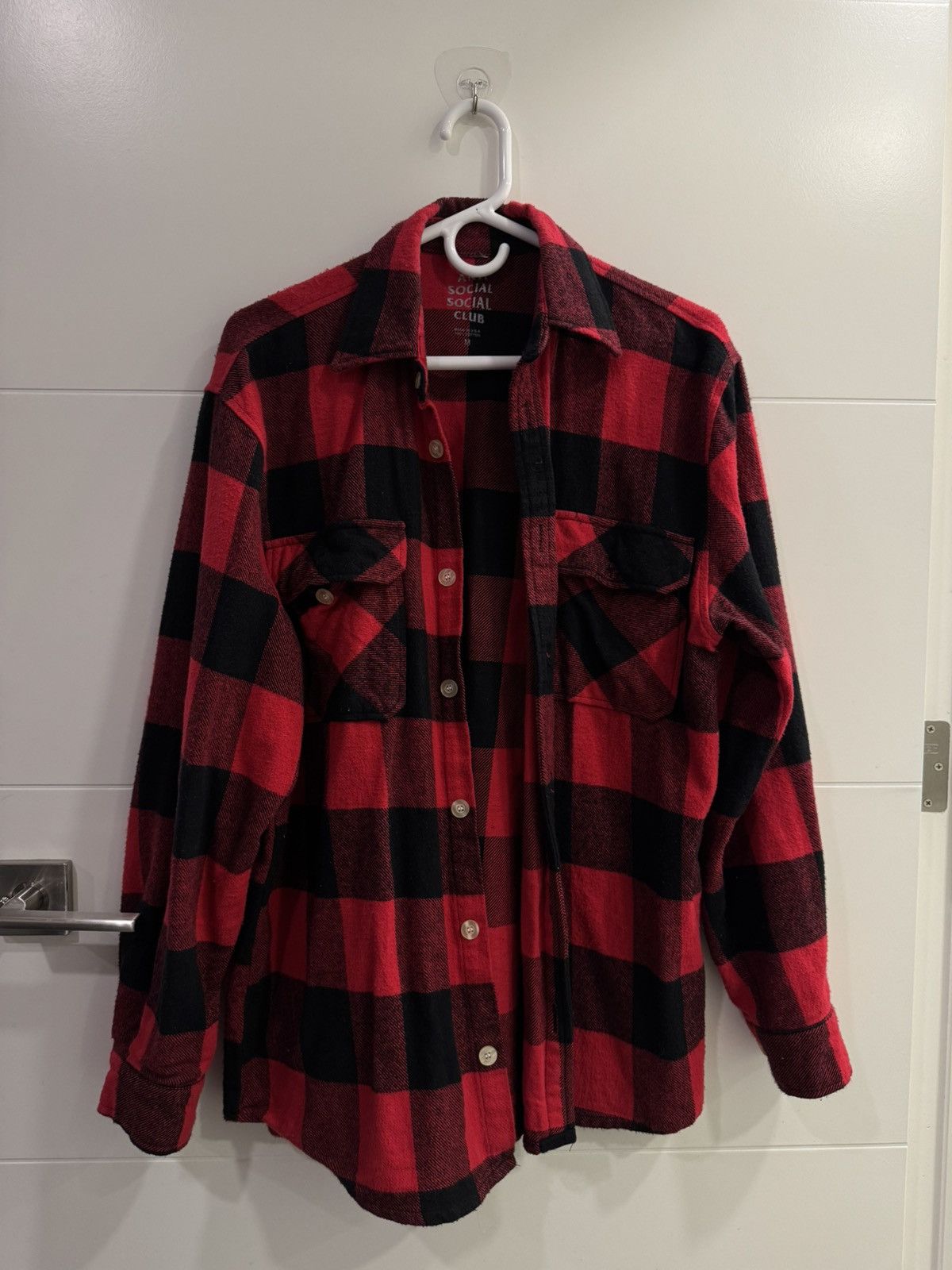 Anti Social Social Club Anti Social Social Club Red Flannel (OG) Size US M / EU 48-50 / 2 - 2 Thumbnail