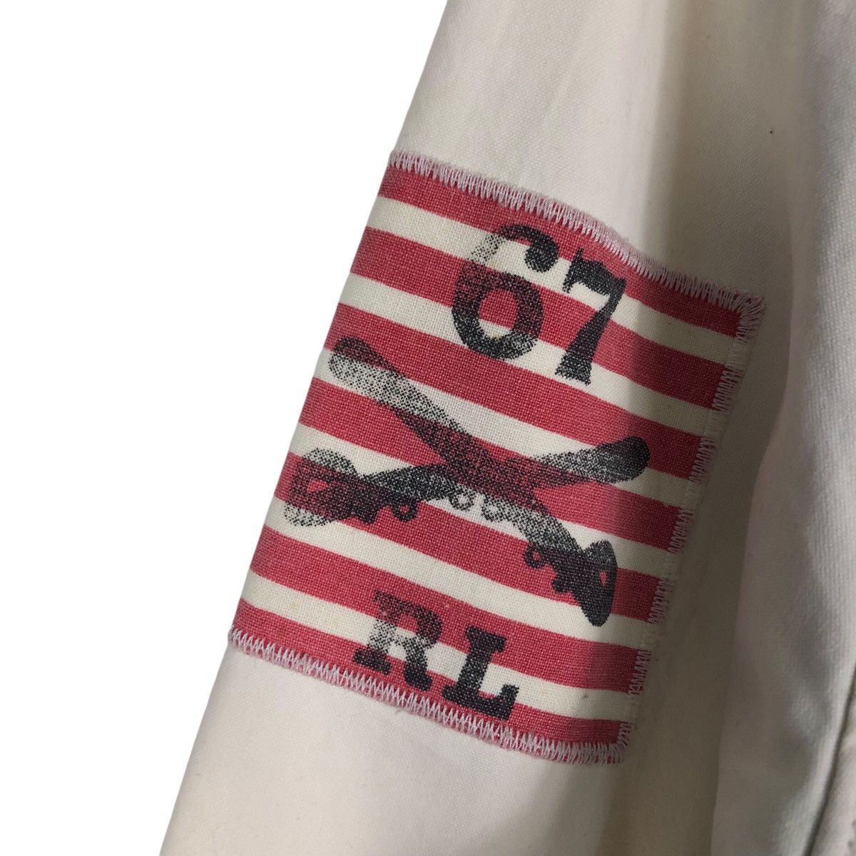 Polo Ralph Lauren Biker Jacket Zipper Ralph Lauren Mfg Polo Jeans Company Flag Size US M / EU 48-50 / 2 - 17 Thumbnail