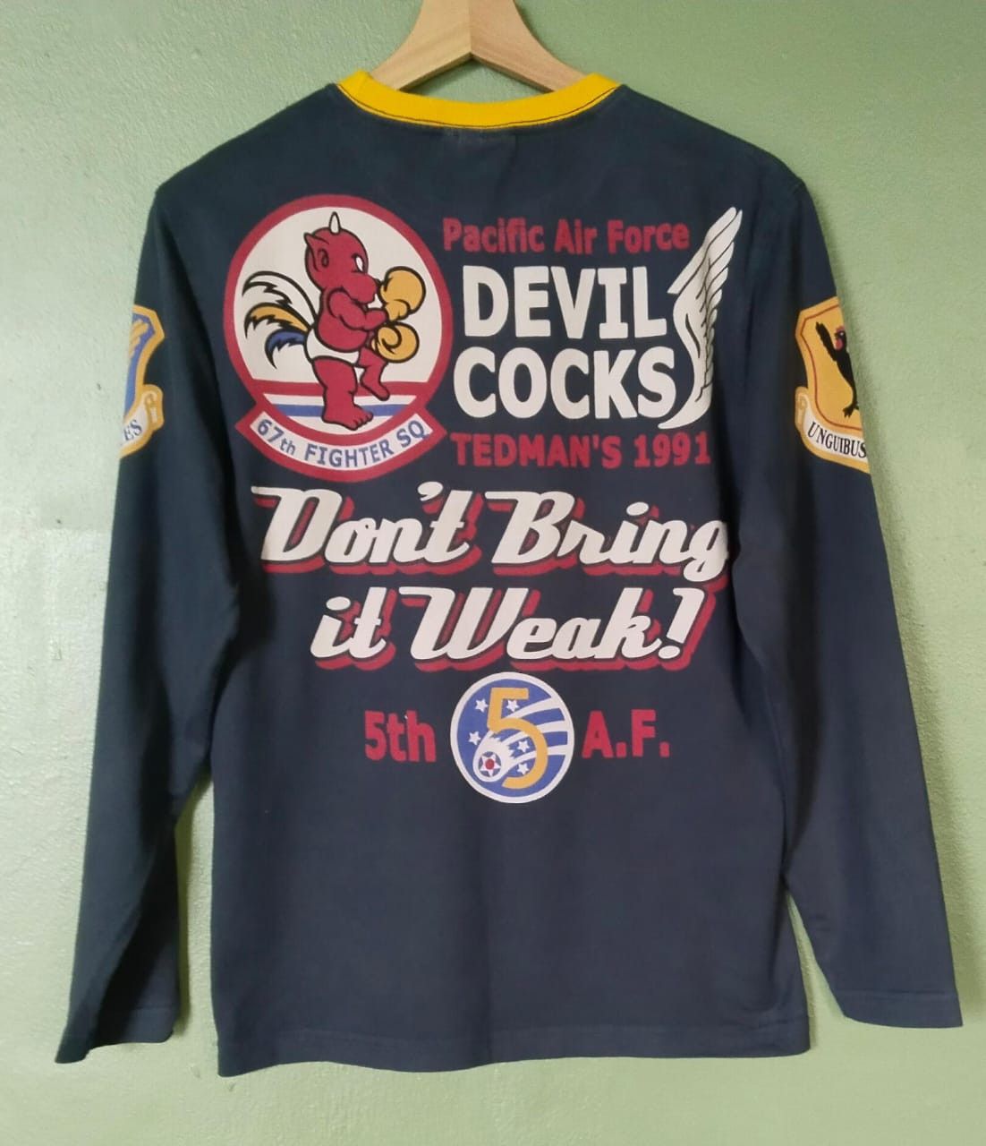 Japanese Brand × Tedman Tedman’s devil equipment fighting cock shirt Size US S / EU 44-46 / 1 - 2 Thumbnail