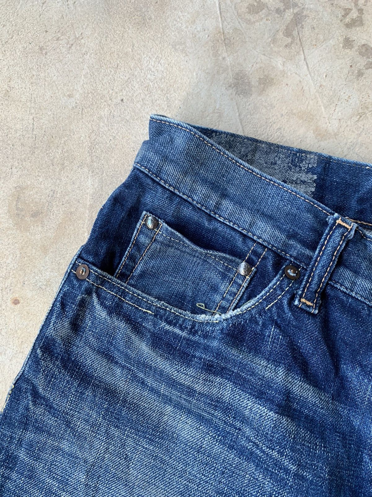 Edition Japan × If Six Was Nine × Japanese Brand Edition Japan Mud wash Selvedge Distressed Denim Size US 30 / EU 46 - 7 Thumbnail