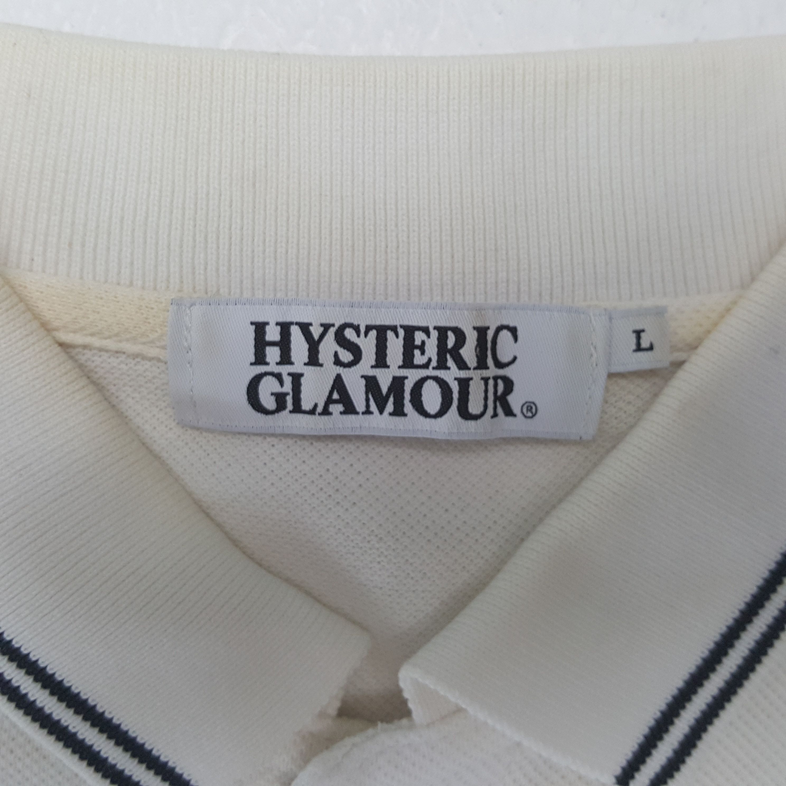 Hysteric Glamour × Japanese Brand × Vintage Hysteric Glamour Japanese Brand Custom Art Polos C285N14 Size US M / EU 48-50 / 2 - 5 Thumbnail