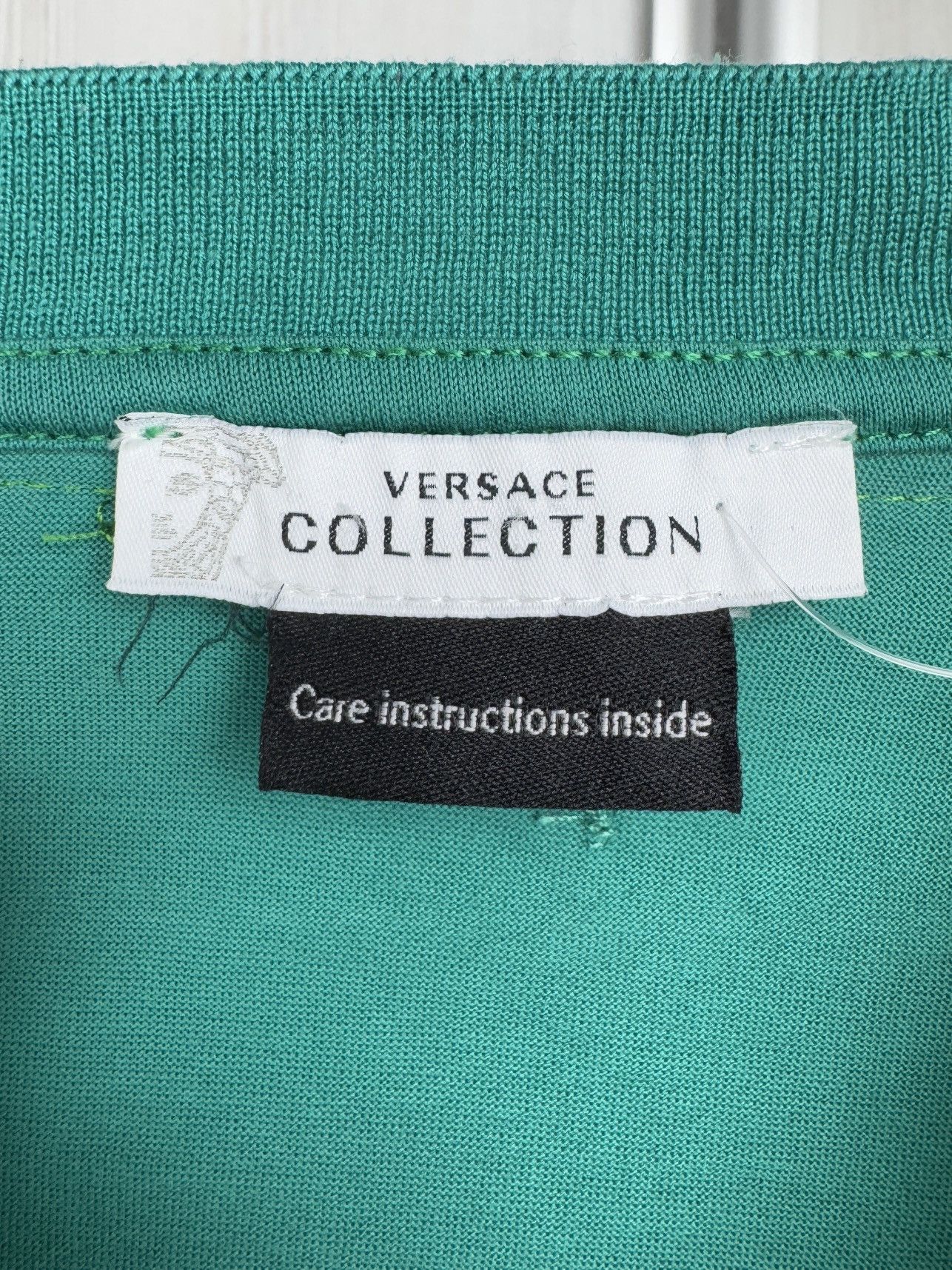 Versace Versace Collection emerald green long sleeve tee shirt Size US L / EU 52-54 / 3 - 8 Thumbnail