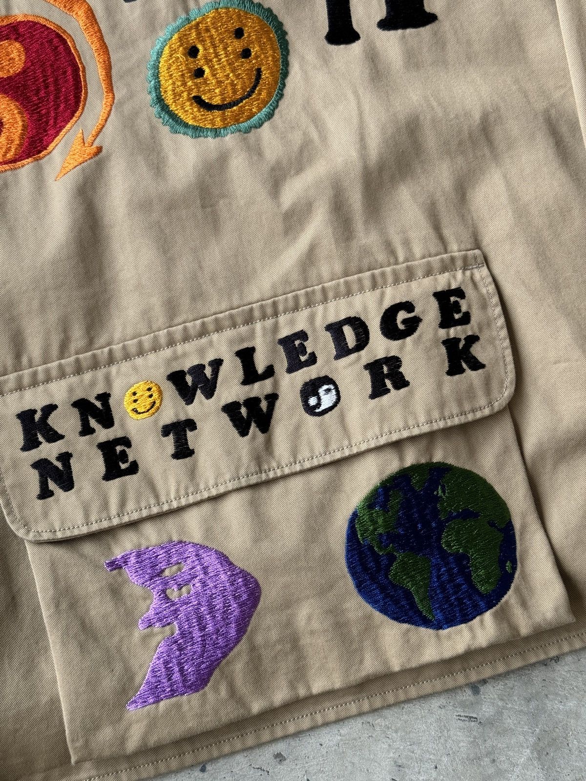 Human Made *RARE* CPFM X Human made knowledge jacket brown ...