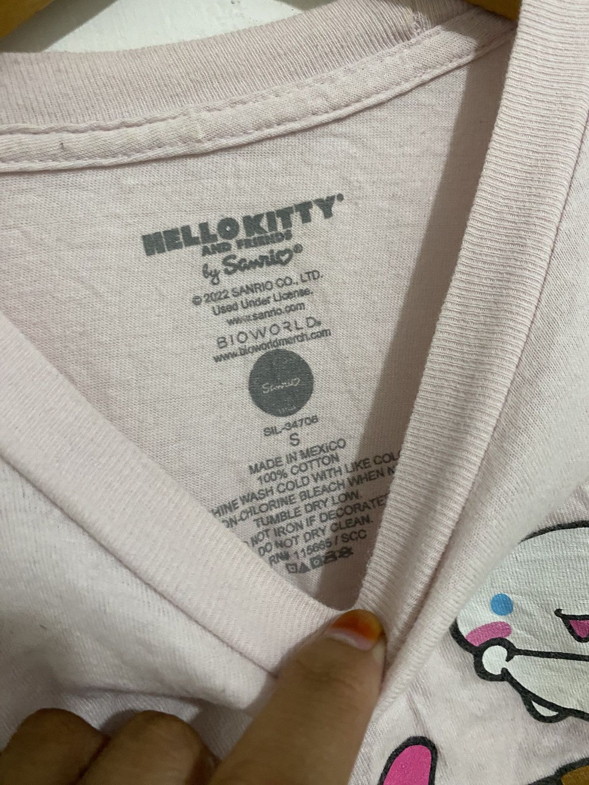If Six Was Nine Hello Kitty Japanese Anime Y2K Styled Size US S / EU 44-46 / 1 - 5 Thumbnail