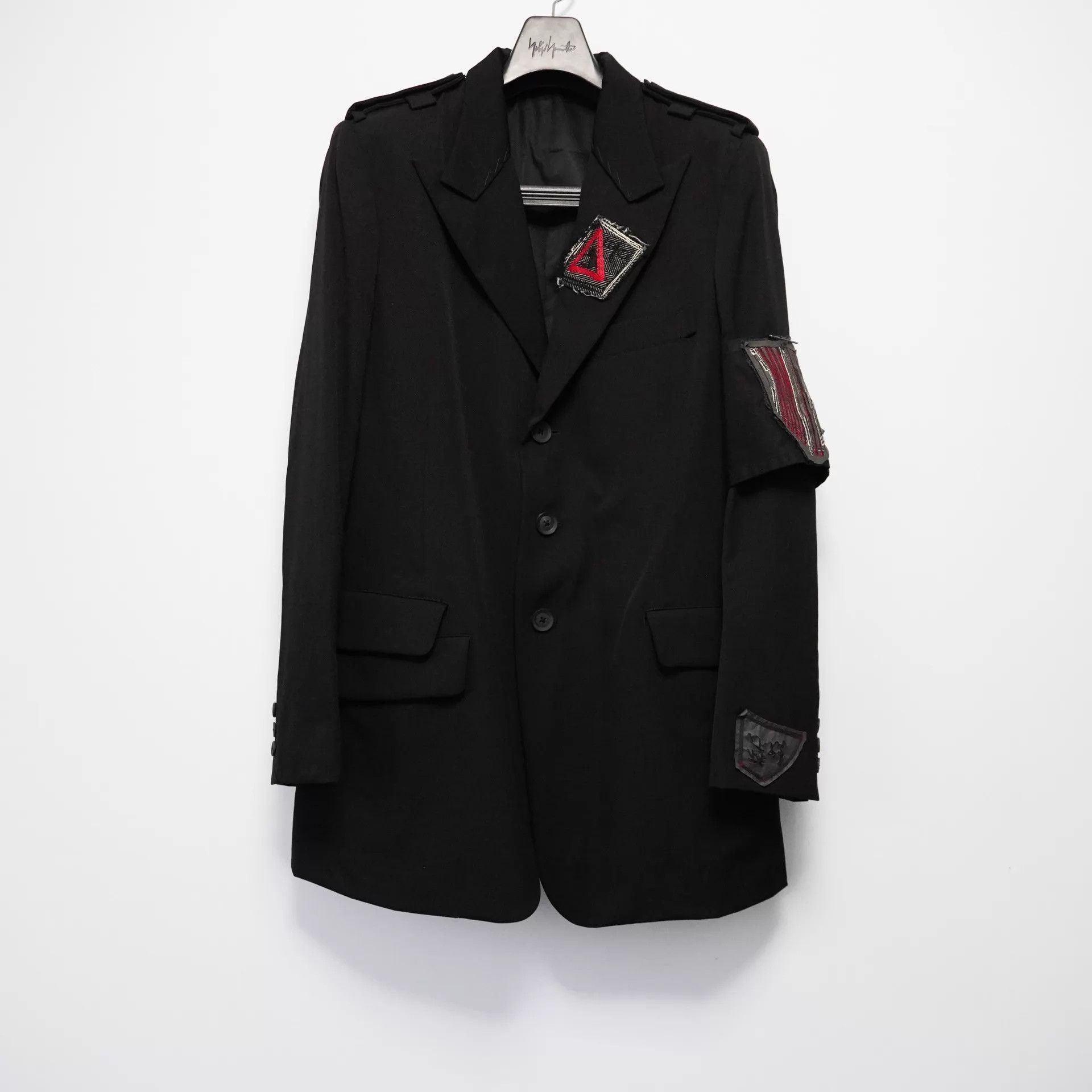Yohji Yamamoto Yohji Yamamoto 2020AW Shoulder Badge Jacket Size 2 Size US M / EU 48-50 / 2 - 1 Thumbnail