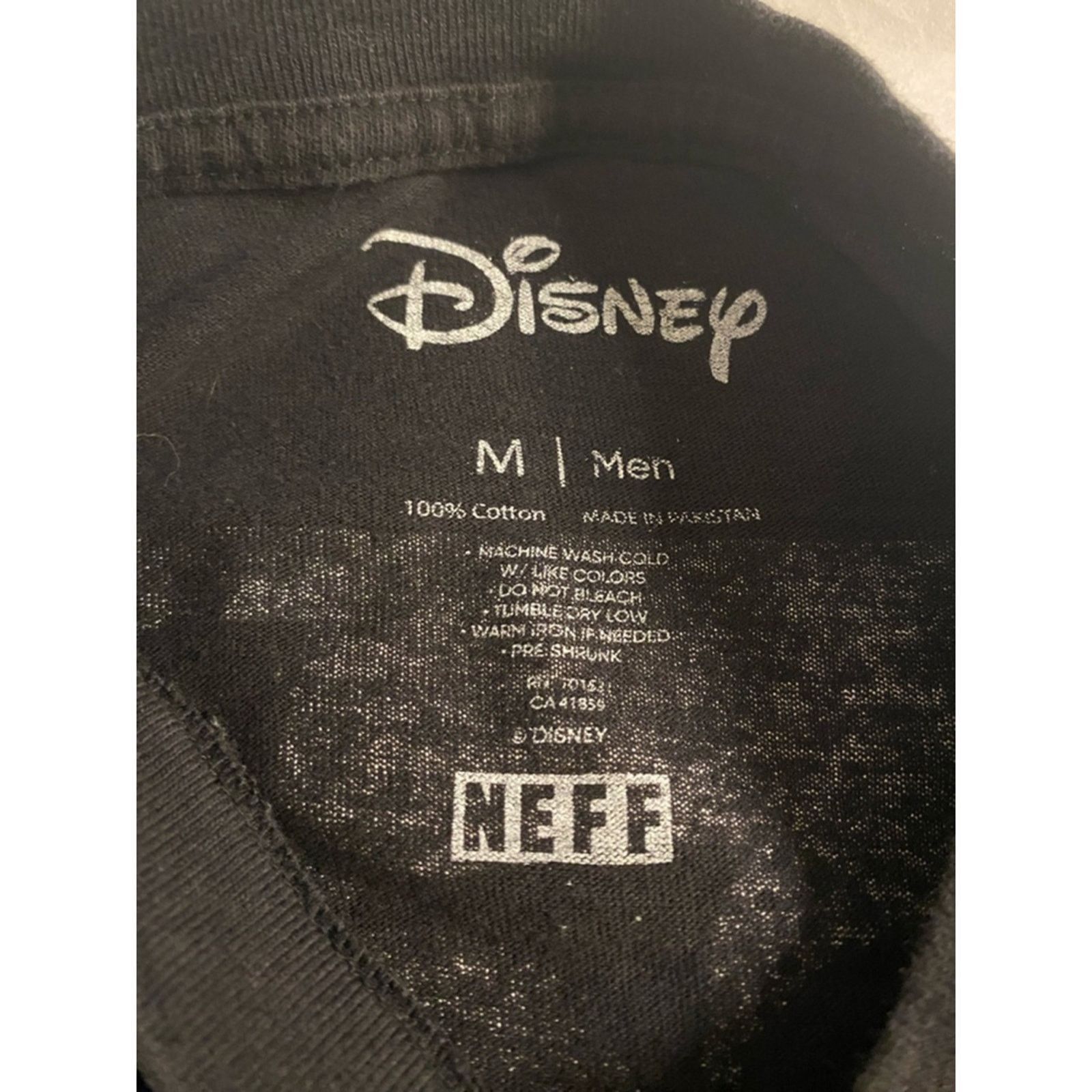 Disney Disney Streetwear Graphic Tee Neff Logo Patch Black M Size US M / EU 48-50 / 2 - 3 Thumbnail
