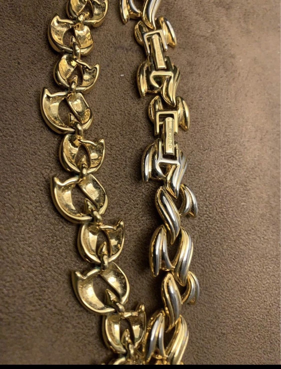 Vintage D’Orlan signed choker gold tone chain Size ONE SIZE - 4 Thumbnail