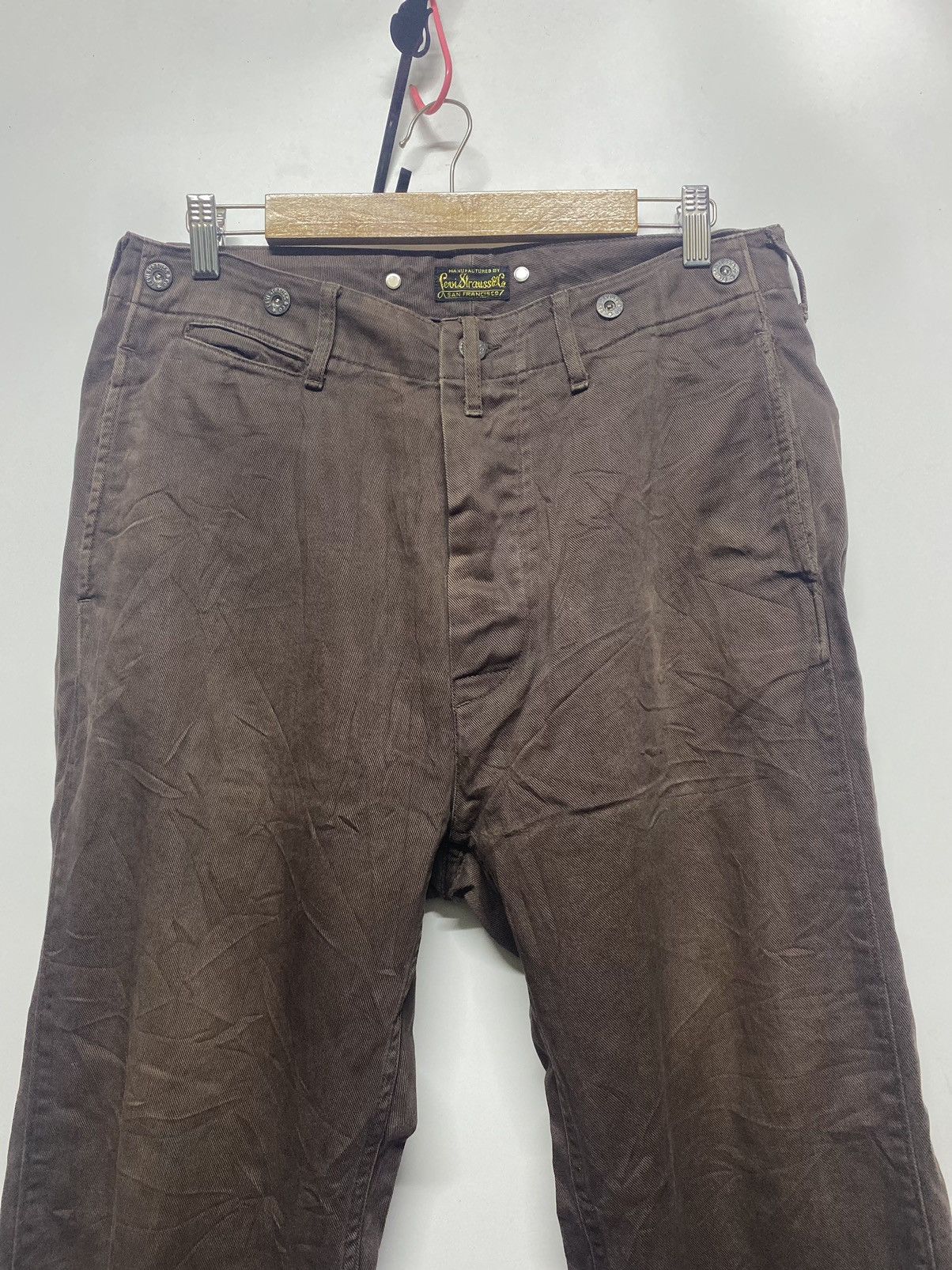 Levi's × Levi's Vintage Clothing Levis Strauss & Co S40196 Cotton Jeans Pant Button Fly Size US 34 / EU 50 - 3 Thumbnail