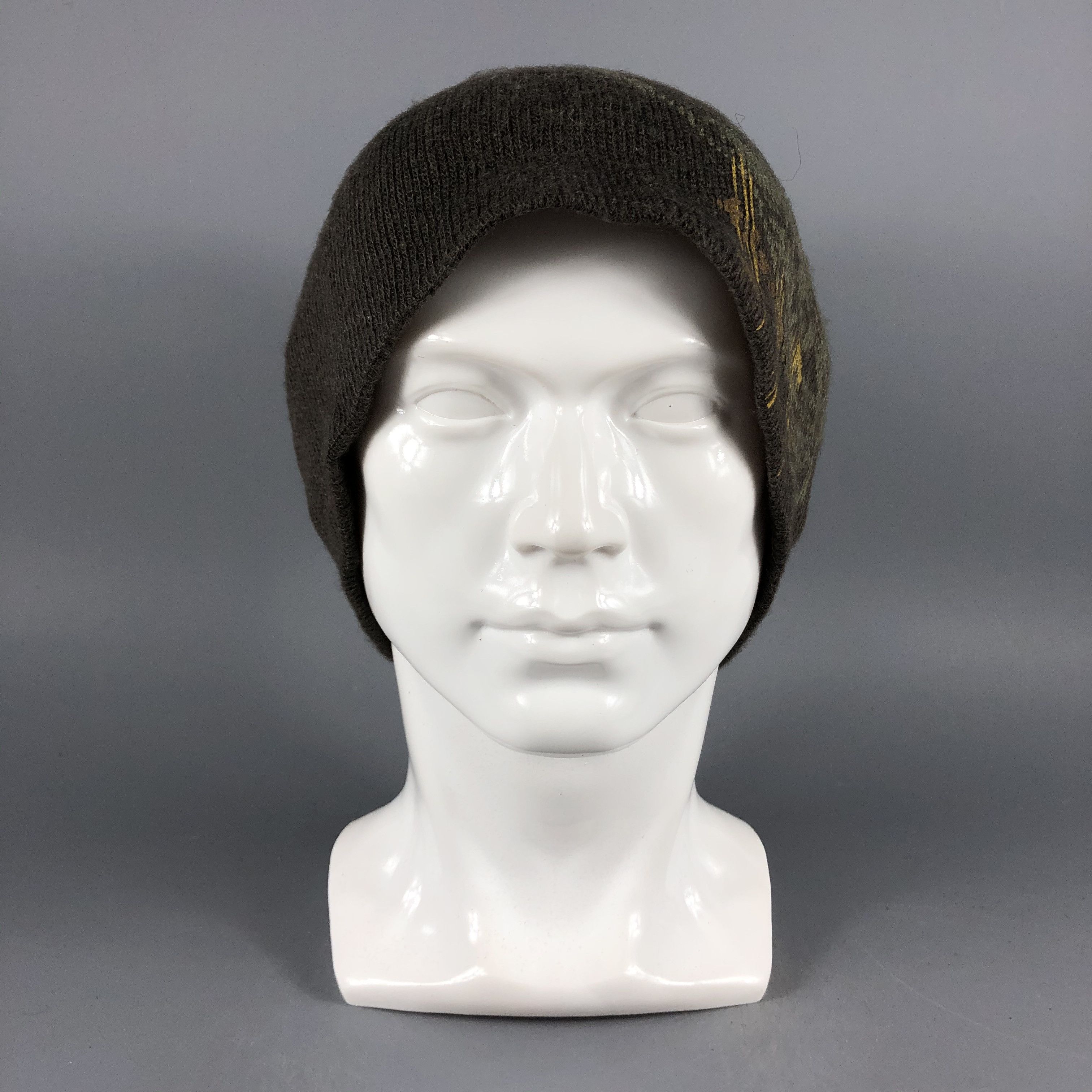 Japanese Brand × Vintage Skull Cuffless Beanie Snow Hat Snow Cap -D927 Size ONE SIZE - 7 Thumbnail
