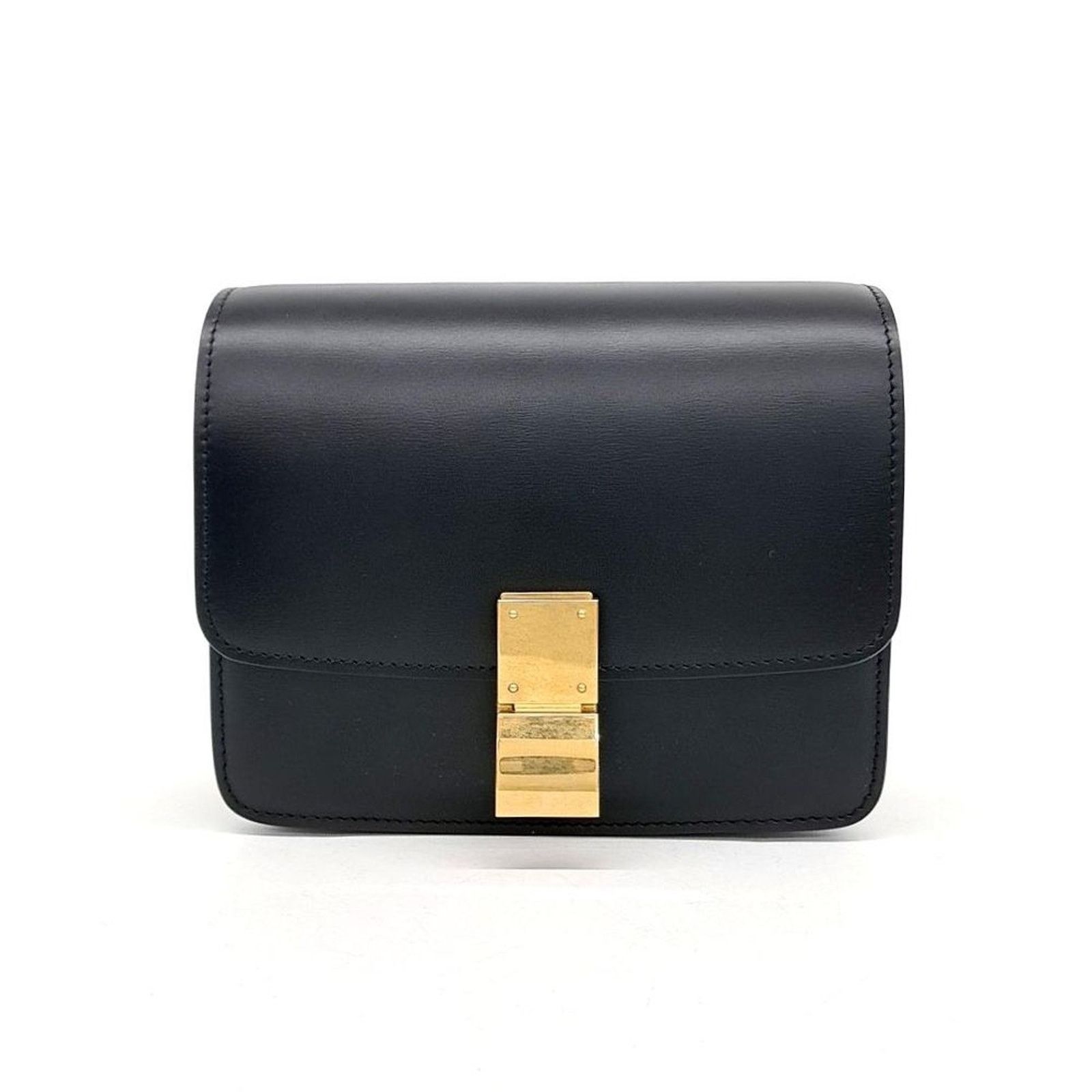 Celine Mini Classic Box Bag (1280653) in Black, Women's