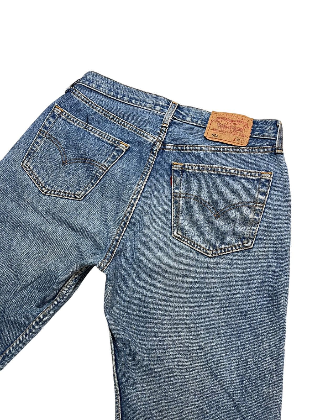 Levi's × Vintage VINTAGE LEVIS 501 MADE IN UK JEANS Size US 31 - 4 Thumbnail