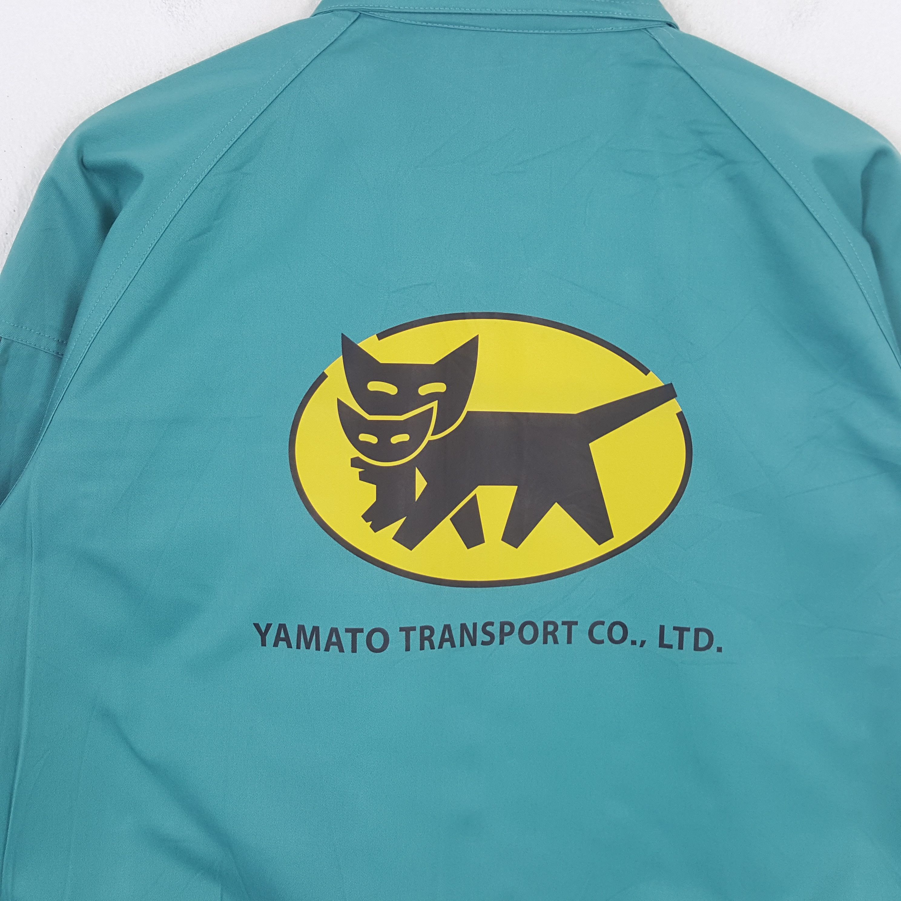 Japanese Brand × Vintage Vintage Yamato Transports Japan Racing Custom Jacket C283N13 Size US M / EU 48-50 / 2 - 2 Thumbnail