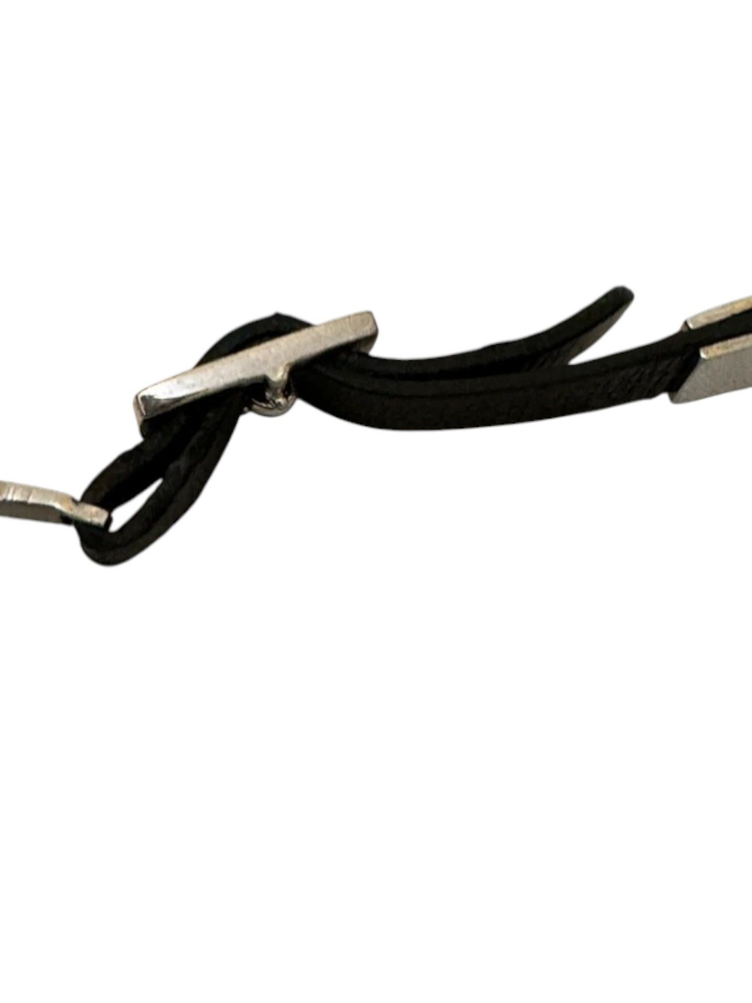 Dior Dior by John Galliano Silver Logo Plate Bracelet Size ONE SIZE - 7 Thumbnail