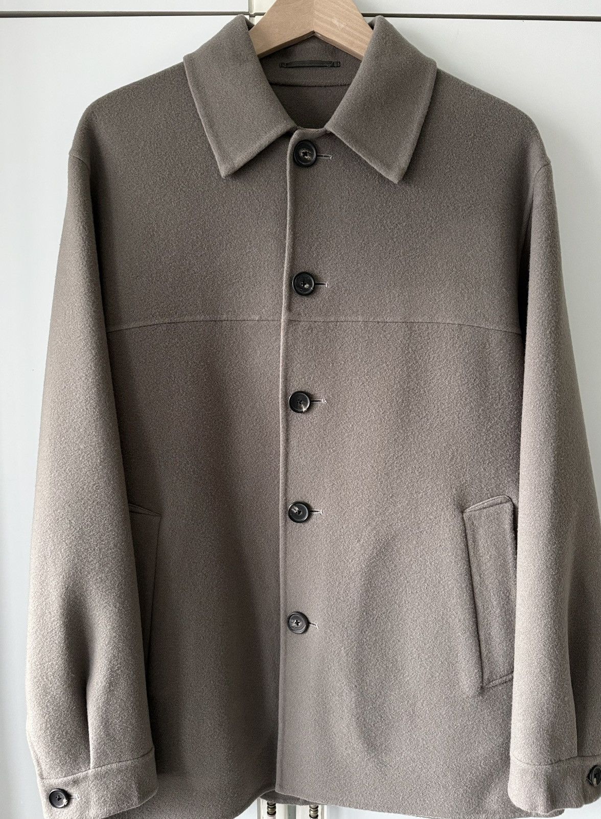 United Arrows Men’s 🇯🇵 United Arrows Double Face Wool Driving Jacket Sz M Size US M / EU 48-50 / 2 - 6 Thumbnail