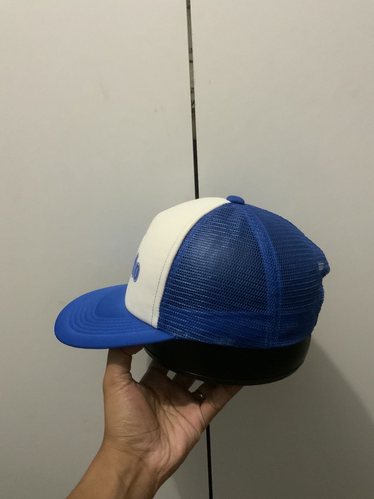 Japanese Brand Hayato Blue Japan Trucker Hat Size ONE SIZE - 2 Thumbnail
