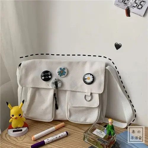 Vintage Canvas Crossbody Bags Size ONE SIZE - 2 Thumbnail