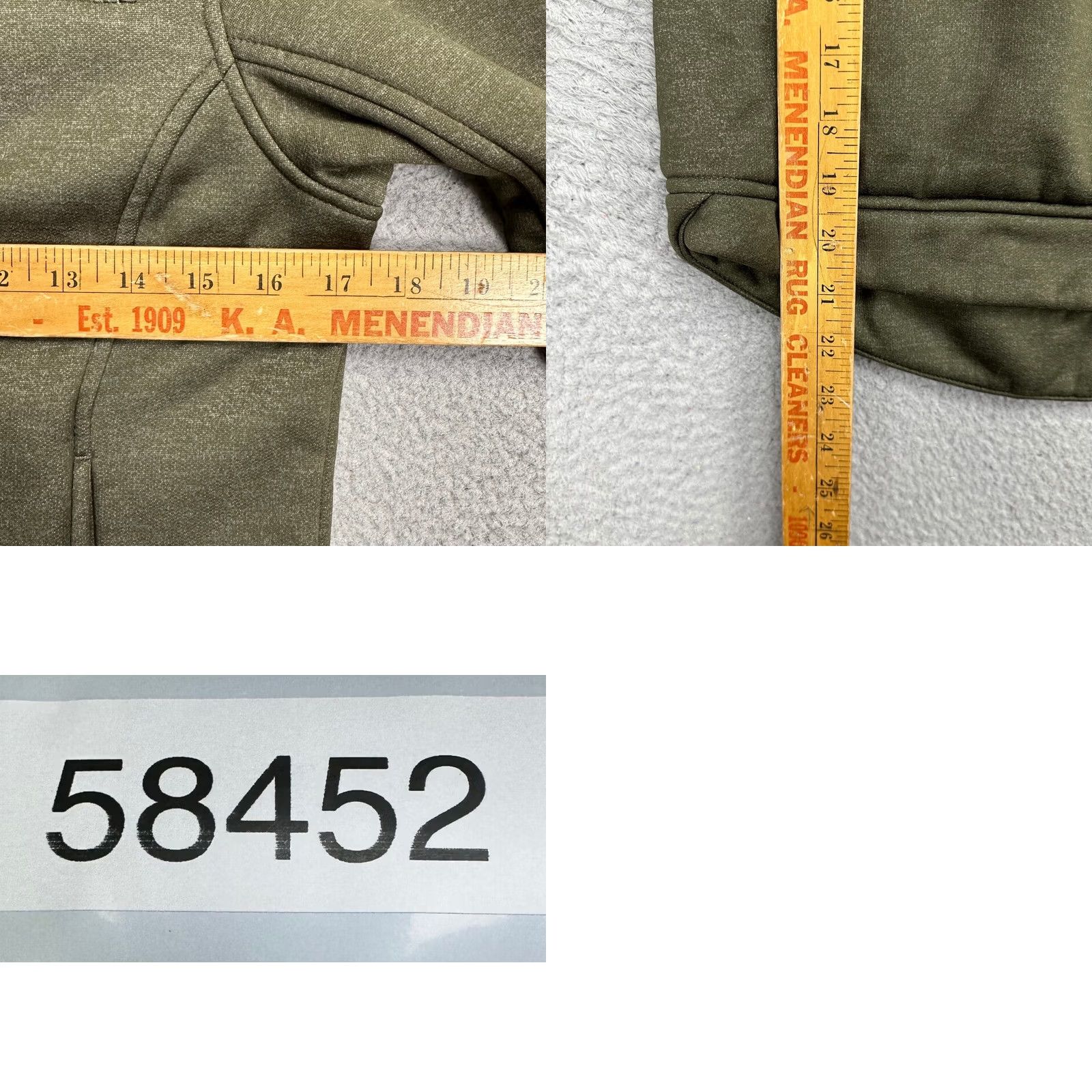 The North Face The North Face Cowl Neck Sweatshirt Womens XS Olive Fleece Lined Logo Pullover Long Sleeve Casual Outdoor Comfort Size XS / US 0-2 / IT 36-38 - 8 Thumbnail