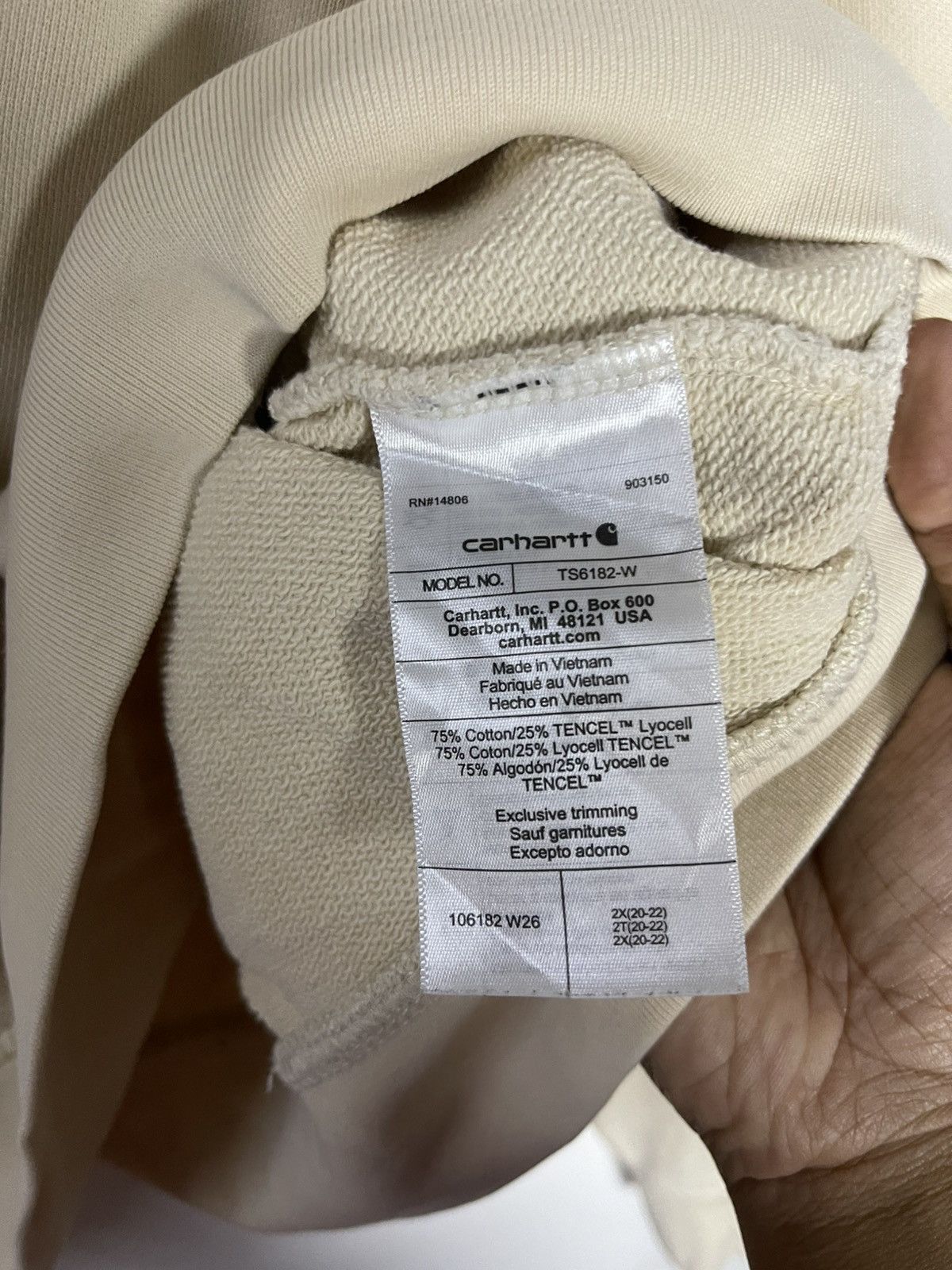 Carhartt Carhartt Loose Fit Midweight French Terry Henley Sweatshirt Size XXL / US 16-18 / IT 52-54 - 12 Thumbnail