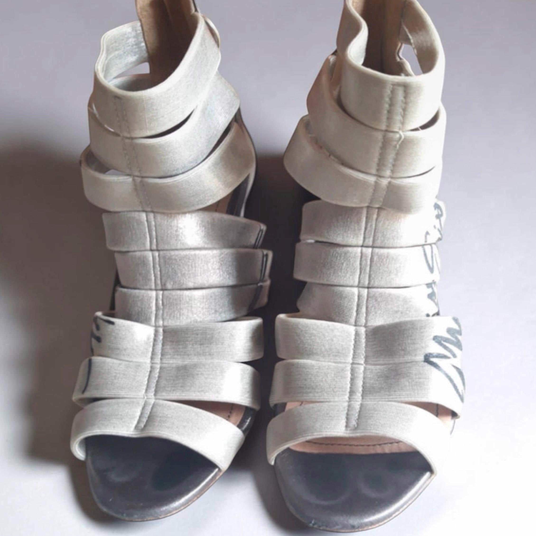 Miss Sixty The Miss Sixty Wedge Heel Leather Shoes Size US 5.5 / IT 35.5 - 6 Thumbnail