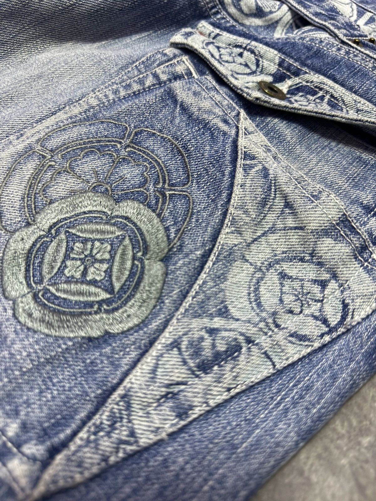 Japanese Brand × Red Monkey Karakuri Tamashi Artisanal constructed Pocket Baggy Jeans Size US 30 / EU 46 - 13 Thumbnail