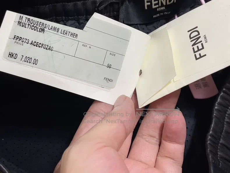 Fendi Fendi Patchwork Leather Pants Size US 34 / EU 50 - 9 Thumbnail