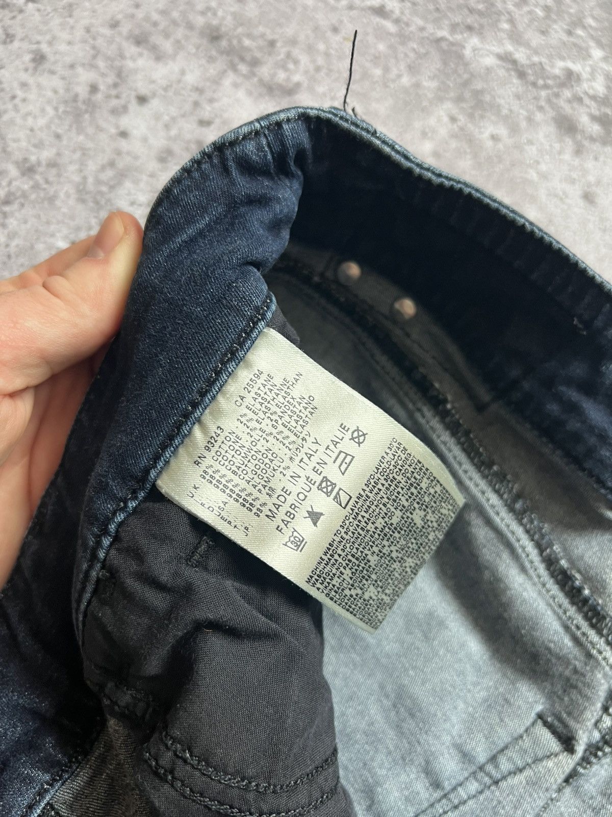 Diesel × Vintage Vintage Diesel Denim Skirt Y2K Size 29" - 10 Thumbnail
