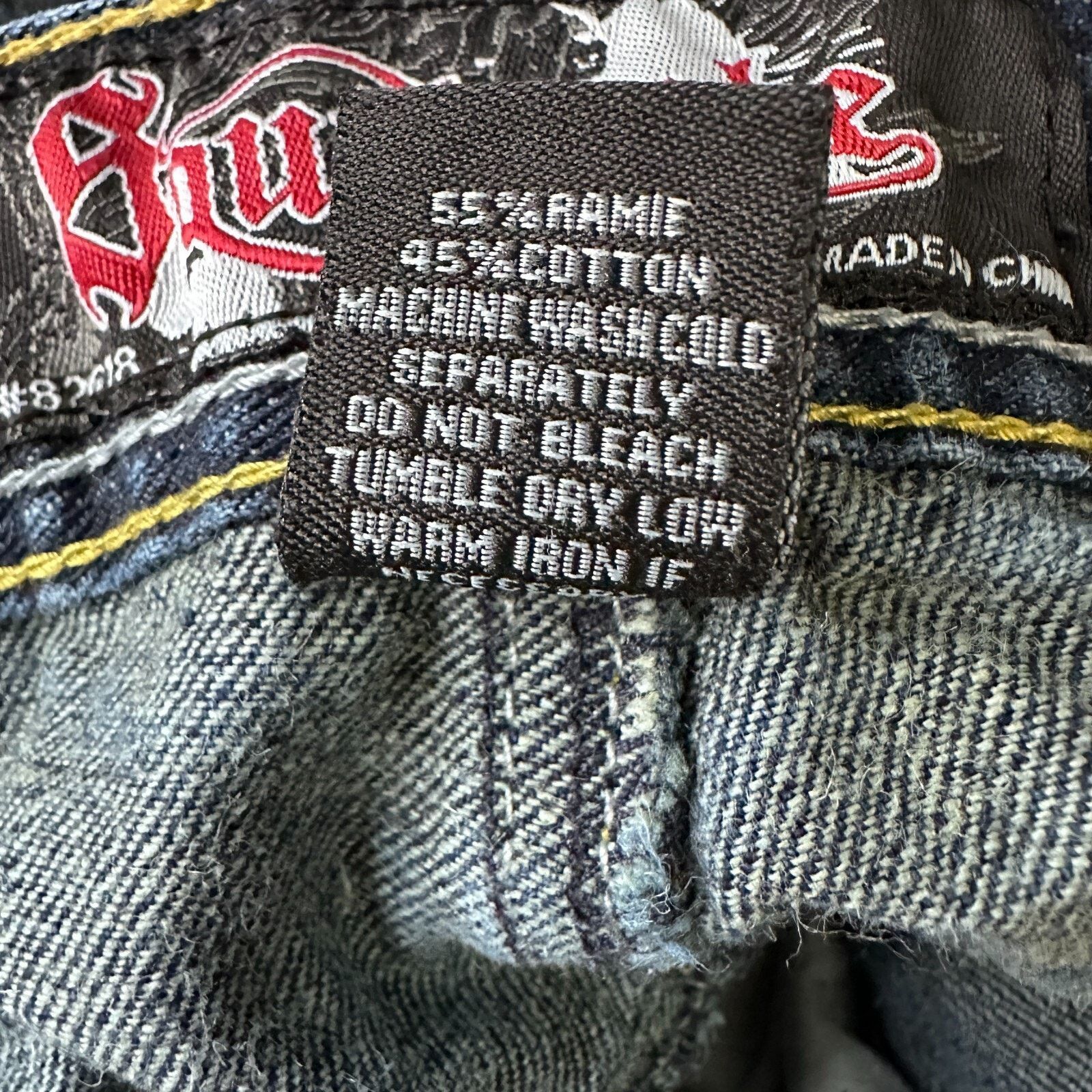 Southpole Vintage Southpole Y2K Baggy Jeans Men’s 34 Blue Loose Paint Size US 34 / EU 50 - 6 Thumbnail