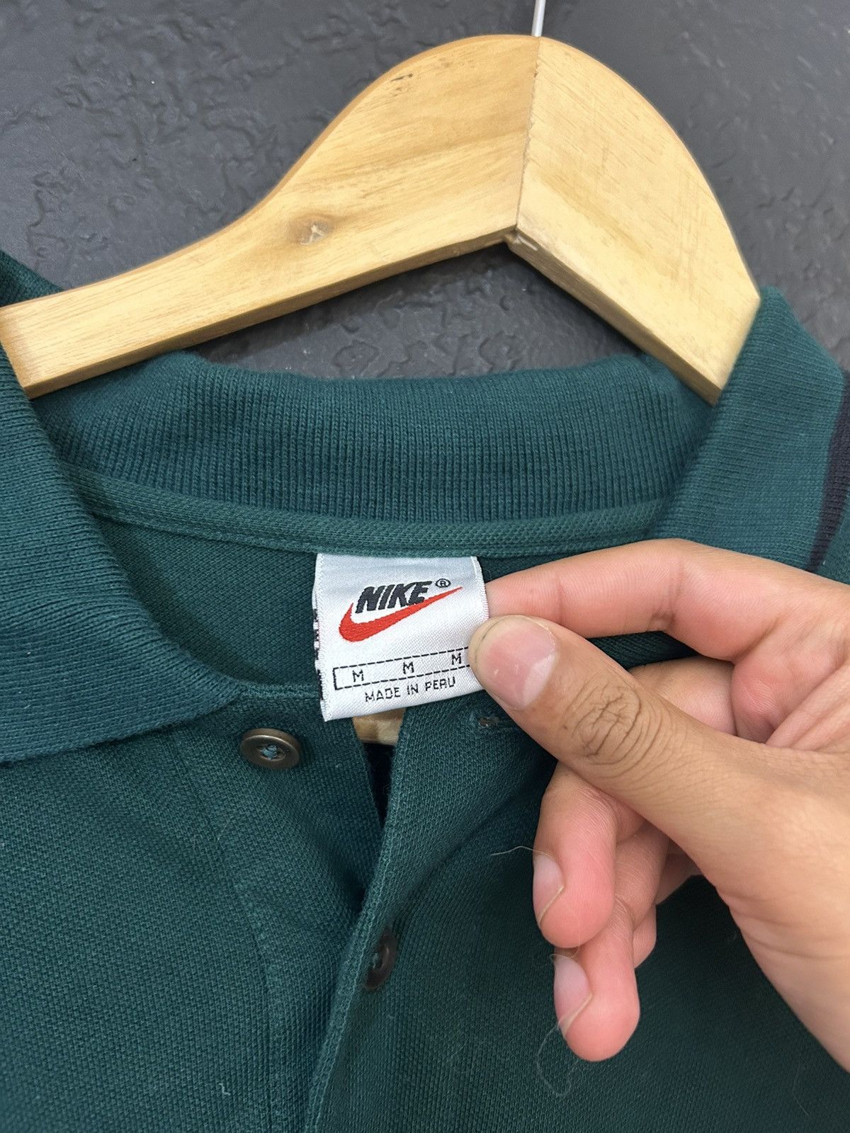 Nike New With Tags Pine Green Nike Longsleeve Polo Size US M / EU 48-50 / 2 - 3 Thumbnail