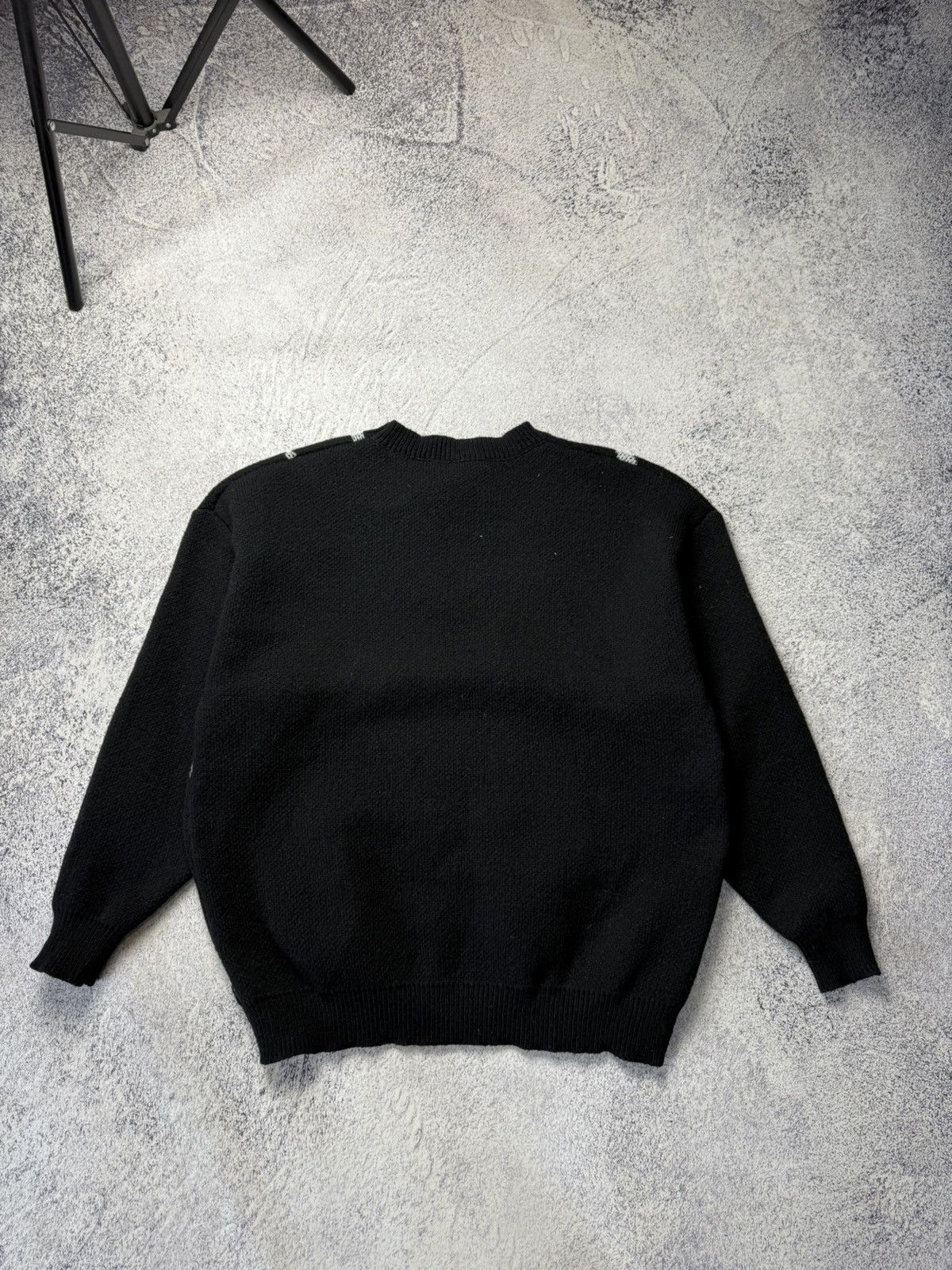 Japanese Brand Vintage Spider Web Knit Sweater Warm Pullover Jacquard Size US XL / EU 56 / 4 - 13 Thumbnail