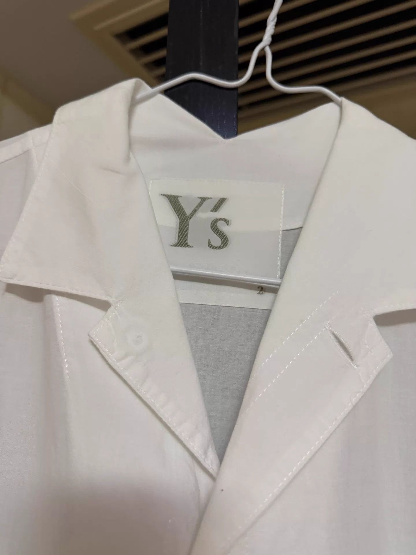 Y's Y's women's lightweight long shirt jacket size 2 Size XS / US 0-2 / IT 36-38 - 2 Thumbnail