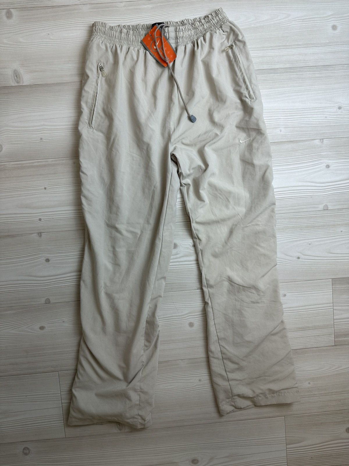 Nike Vintage BNWT xl beige pants Size 32" / US 10 / IT 46 - 1 Thumbnail