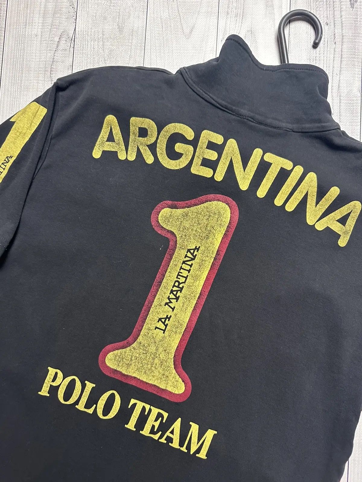 La Martina Vintage polo Team La Martina Argentina number 1 big logo L Size US L / EU 52-54 / 3 - 6 Thumbnail