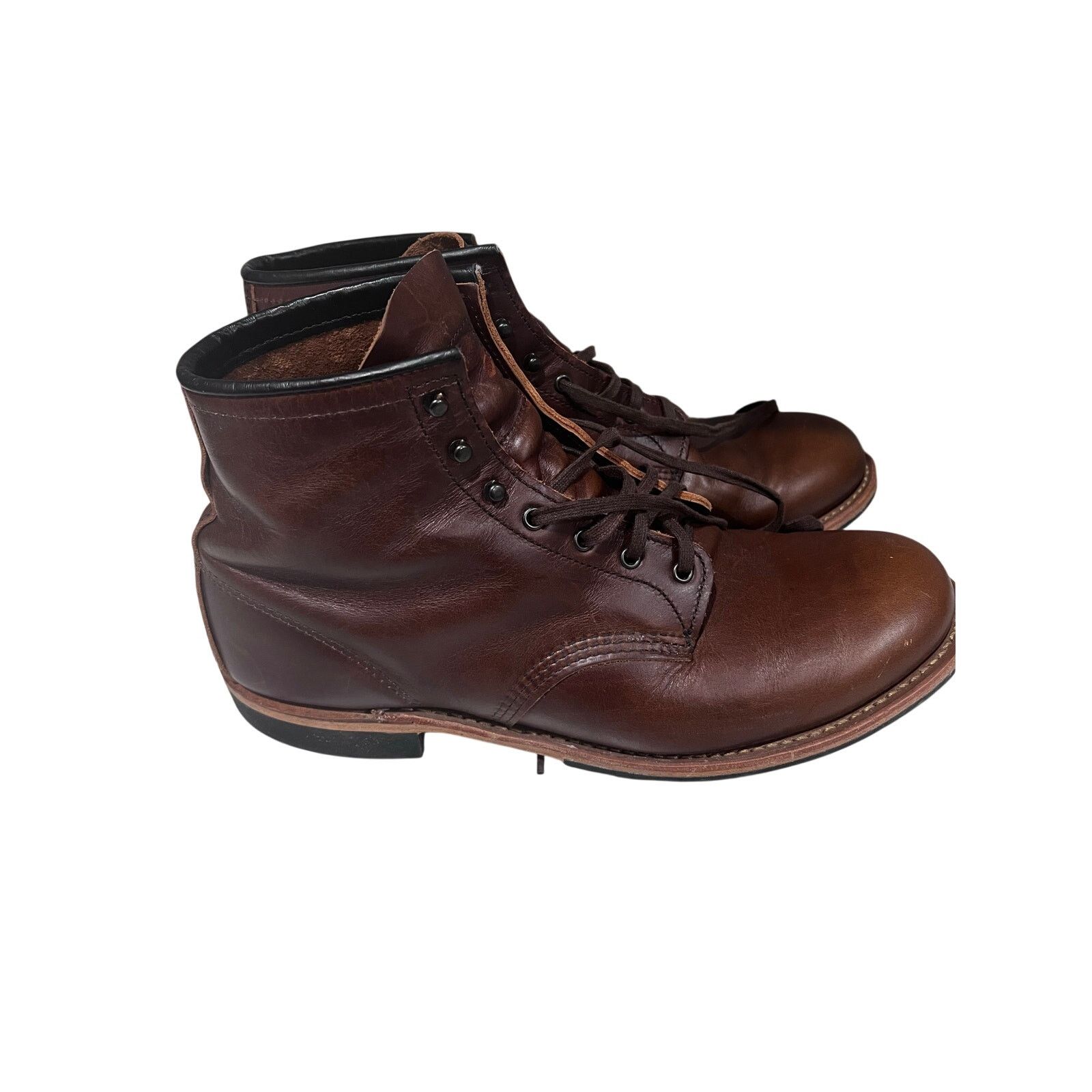 Red Wing Red Wing 9422 Boots Mens 12D Brown Leather Work Boots USA Size US 12 / EU 45 - 6 Thumbnail
