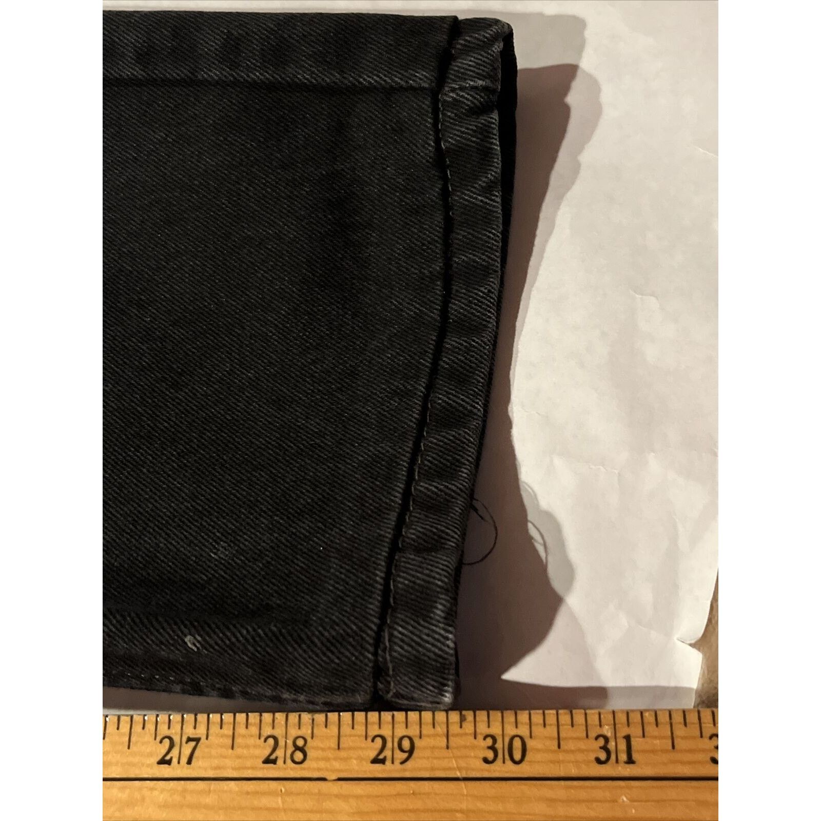 Levi's Levi’s 505 Jeans Mens 36x30 Fit Black Dark Wash Denim Cotton Size US 36 / EU 52 - 6 Thumbnail