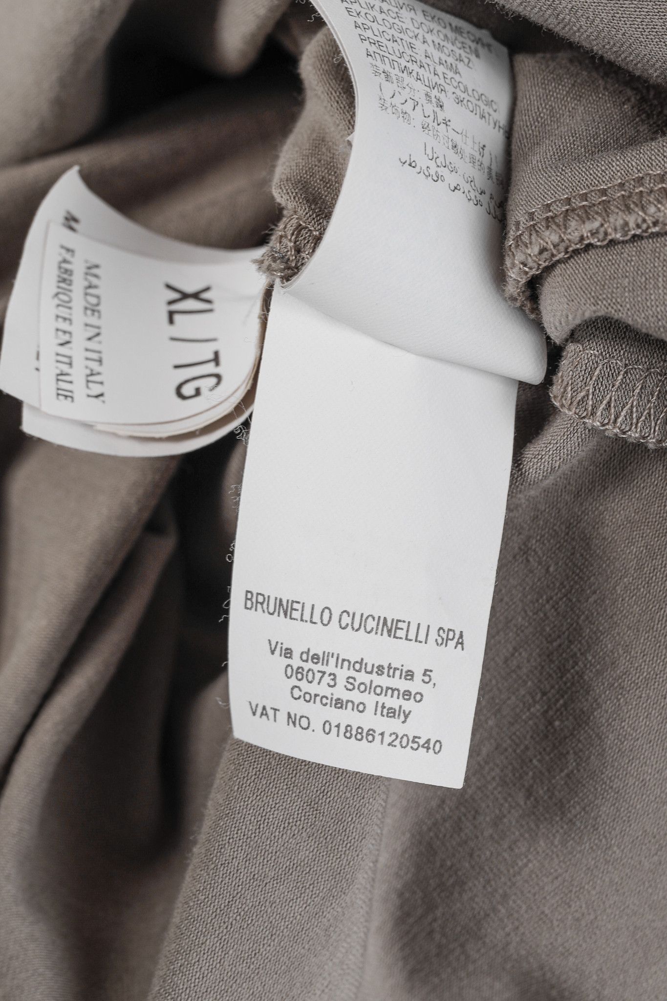 Brunello Cucinelli Brunello Cucinelli SS/16 Cotton Jersey Monili-Bead T-Shirt Size XL / US 12-14 / IT 48-50 - 9 Thumbnail