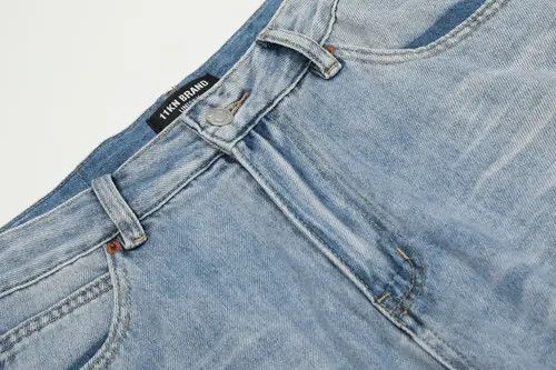 VIBE American retro blue straight wide-leg jeans Size US 32 / EU 48 - 5 Thumbnail
