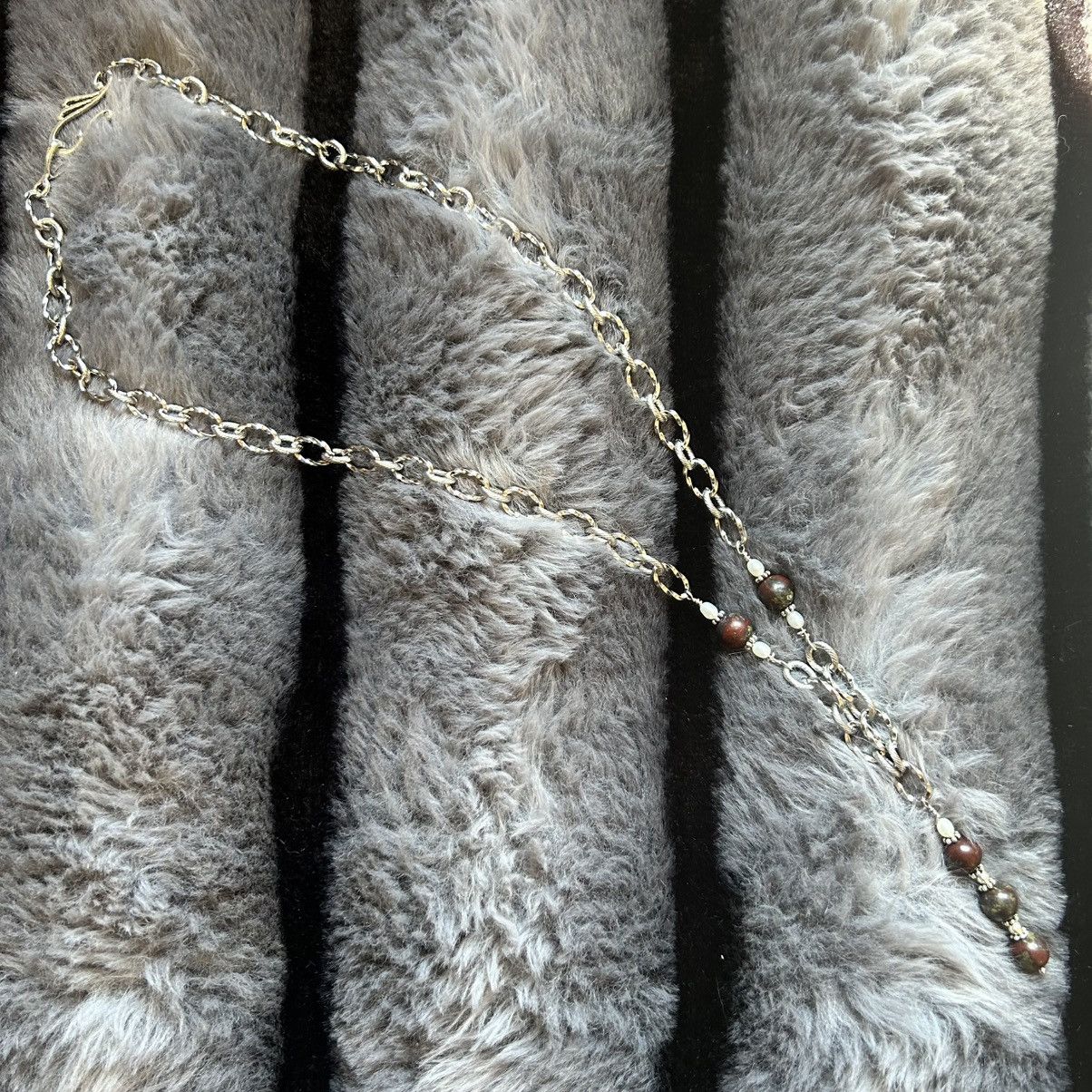 Handmade Handcrafted genuine 8mm dragon blood genuine pearl set Size ONE SIZE - 12 Thumbnail