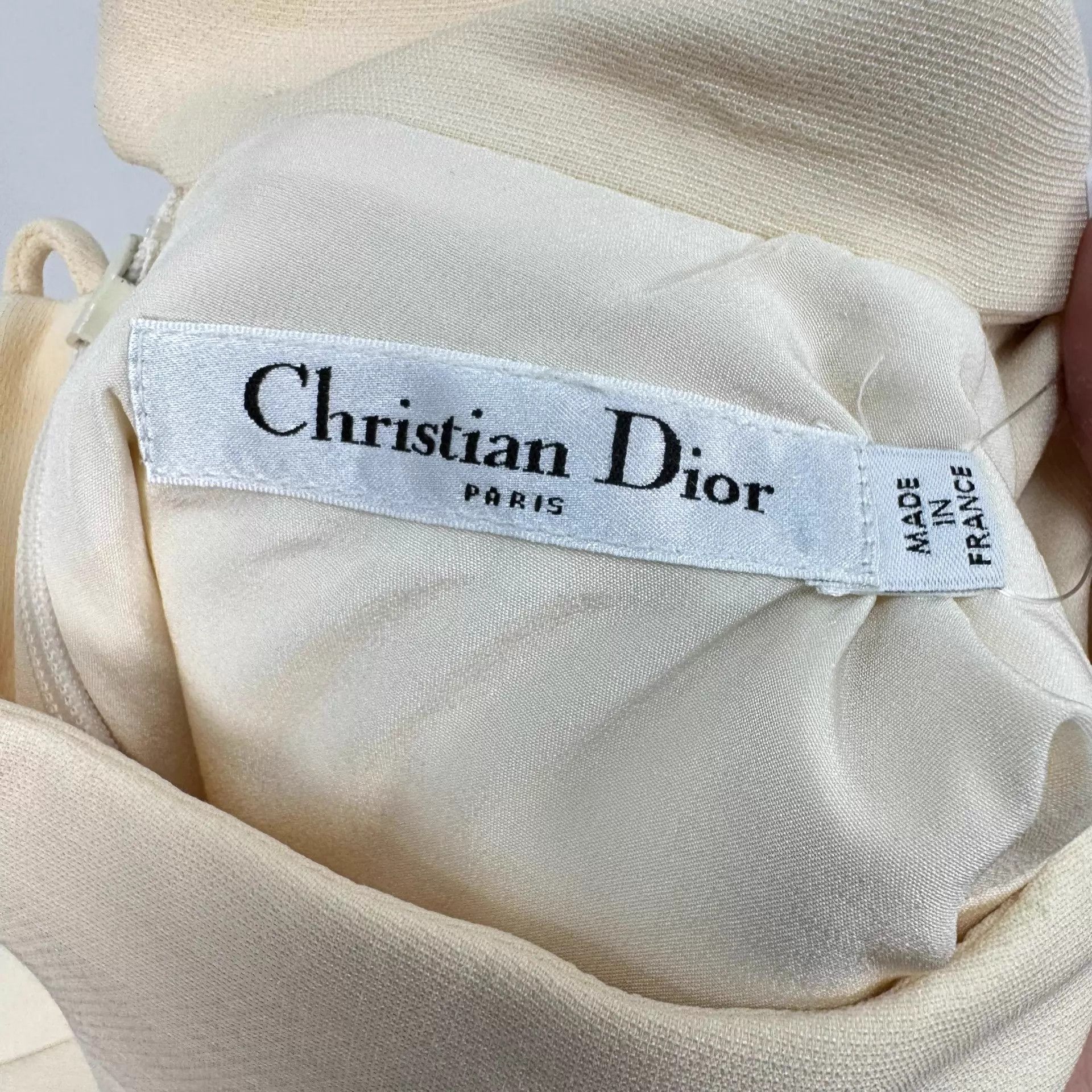 Dior Dior Ivory Wool-Silk Dress 34 99 New Size XS / US 0-2 / IT 36-38 - 6 Thumbnail