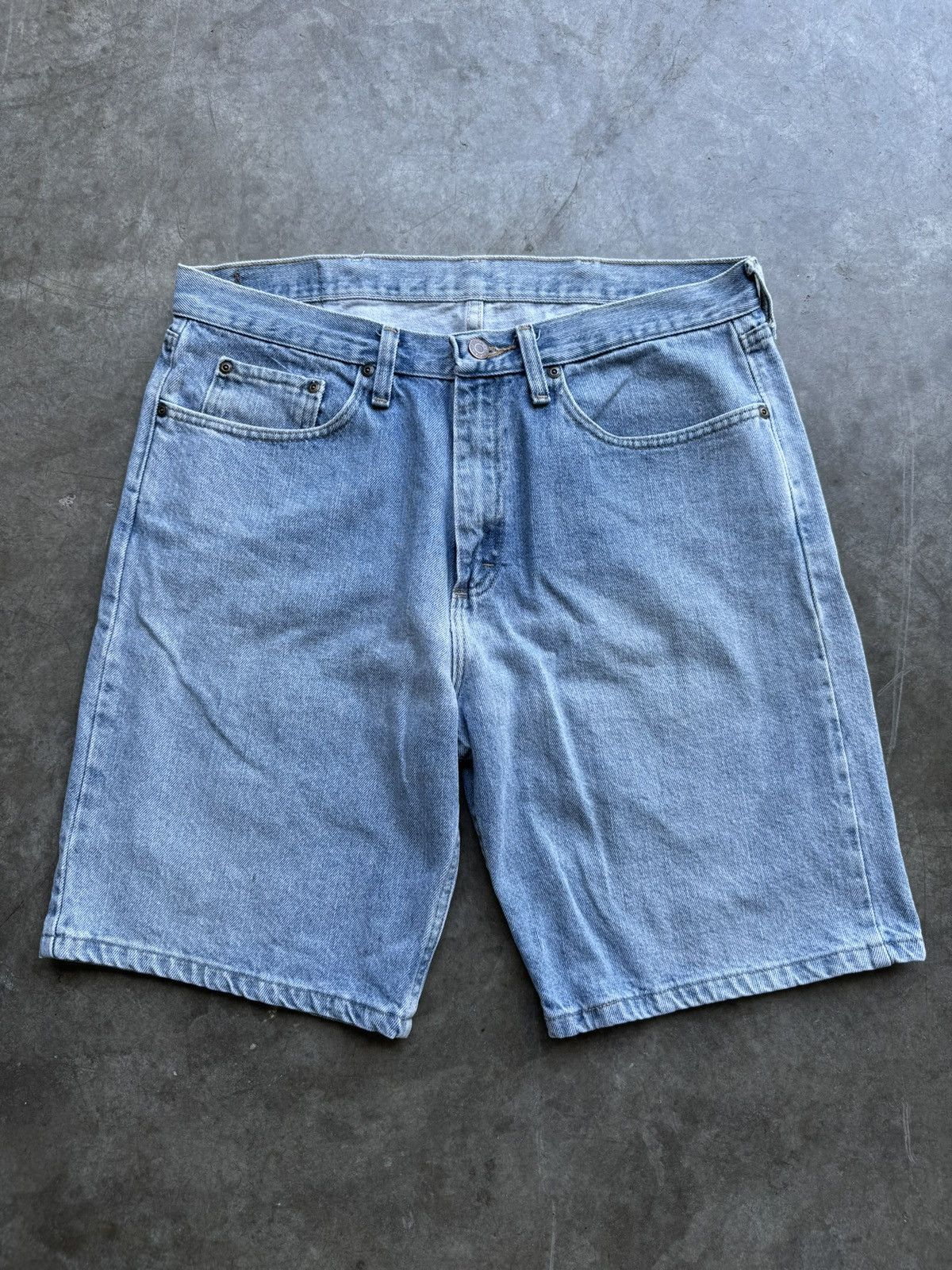 Wrangler Vintage 90’s/00’s Wrangler Light Denim Jean Shorts Size US 34 / EU 50 - 1 Thumbnail