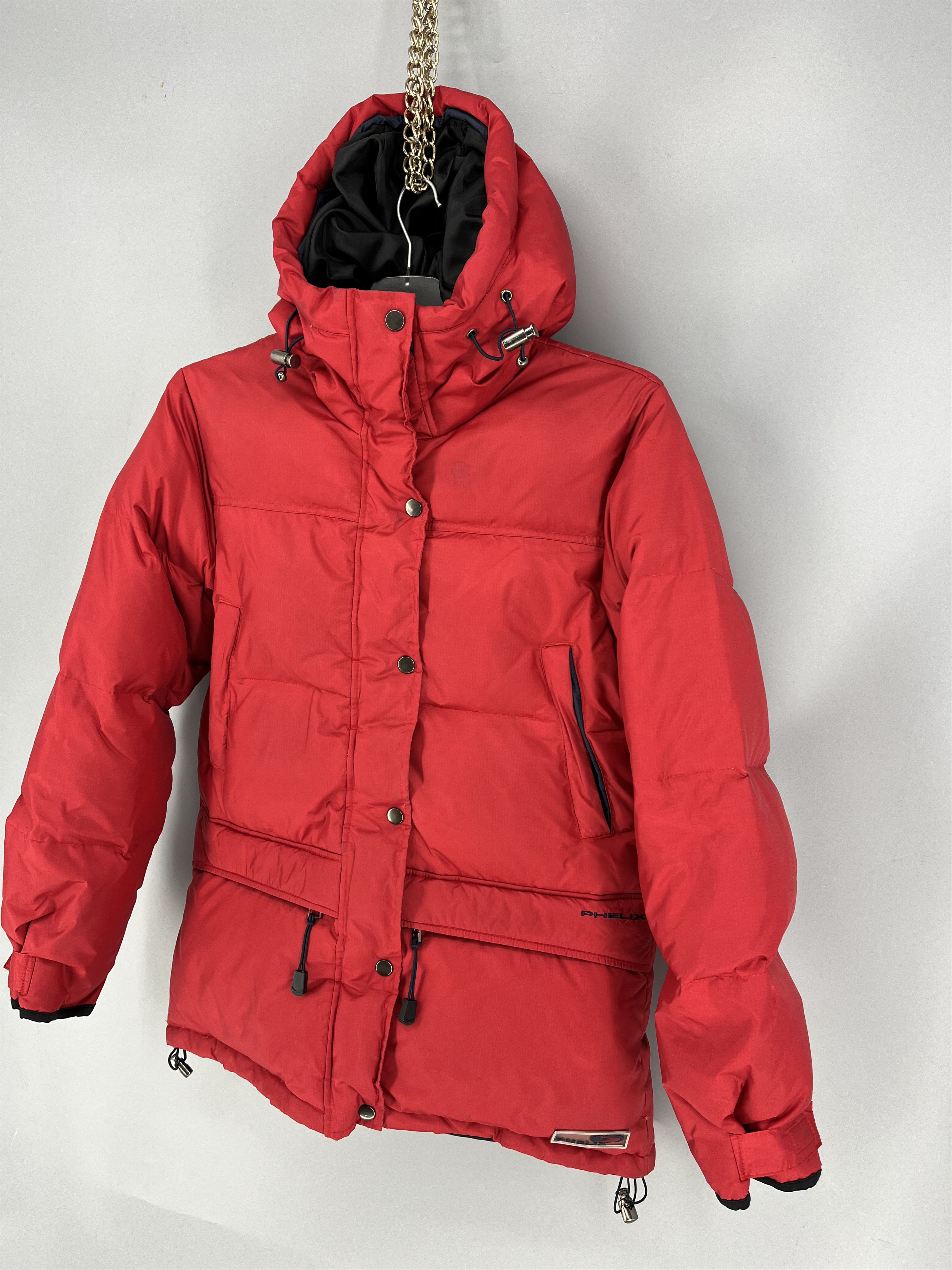 Phenix Phelix Red Puffer Jacket Hooded Vintage Y2K Size US S / EU 44-46 / 1 - 3 Thumbnail