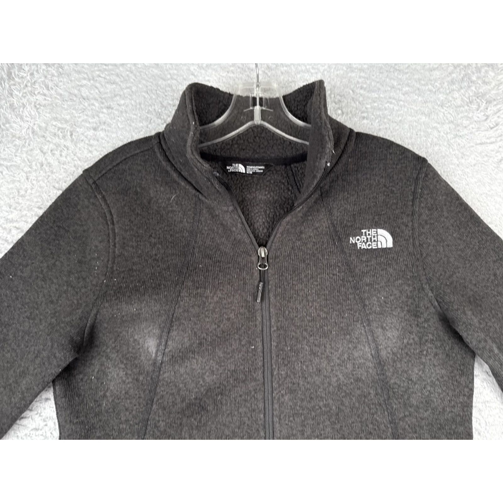 The North Face The North Face Jacket Womens M Gray Sweater Fleece Full Zip Outdoor Hiking Jacket Size M / US 6-8 / IT 42-44 - 7 Thumbnail
