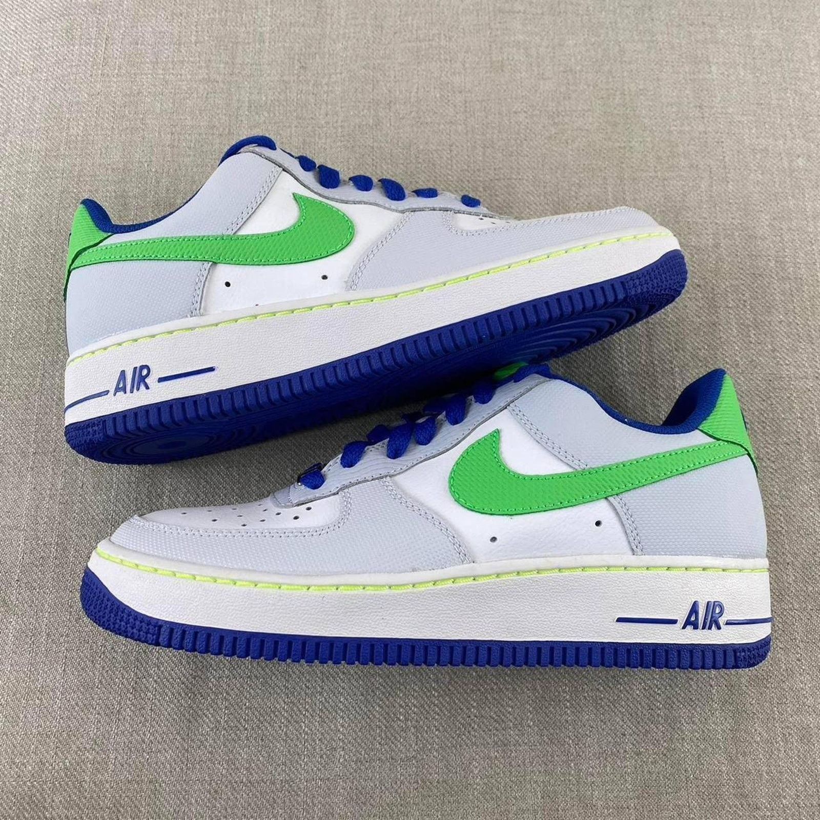 Nike 2013 Nike Air Force 1 Low “Slime Green” Size US 6.5 / IT 36.5 - 3 Thumbnail