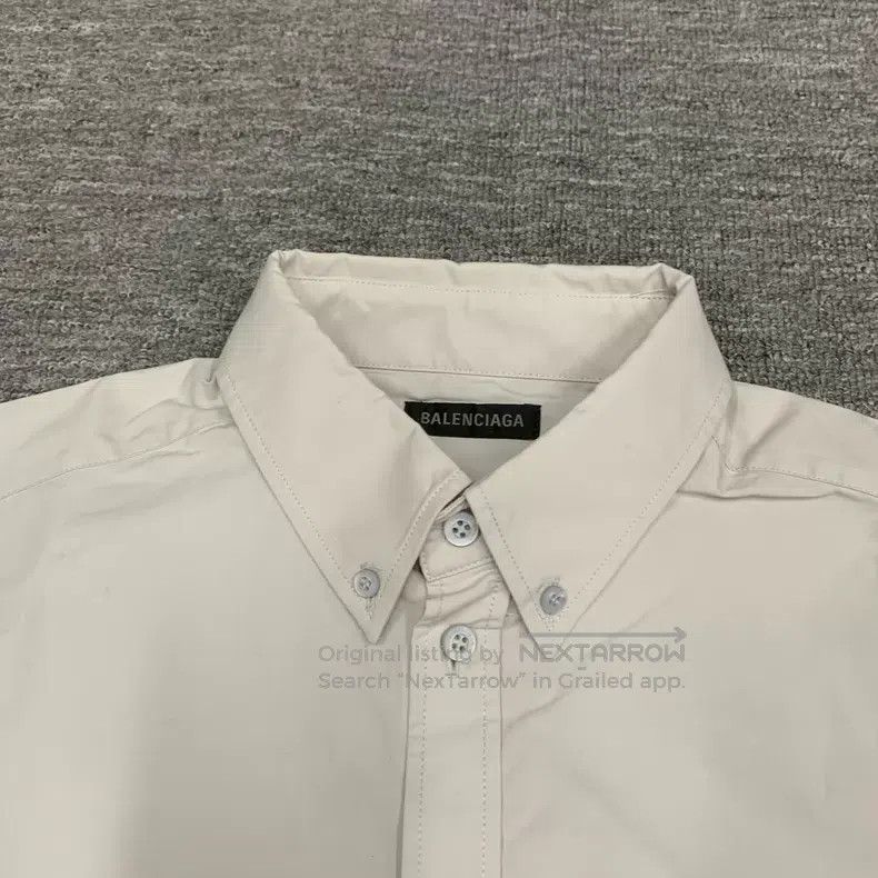 Balenciaga Balenciaga size 37 White Destroyed Reversed Logo Shirt Sho Size US XS / EU 42 / 0 - 7 Thumbnail