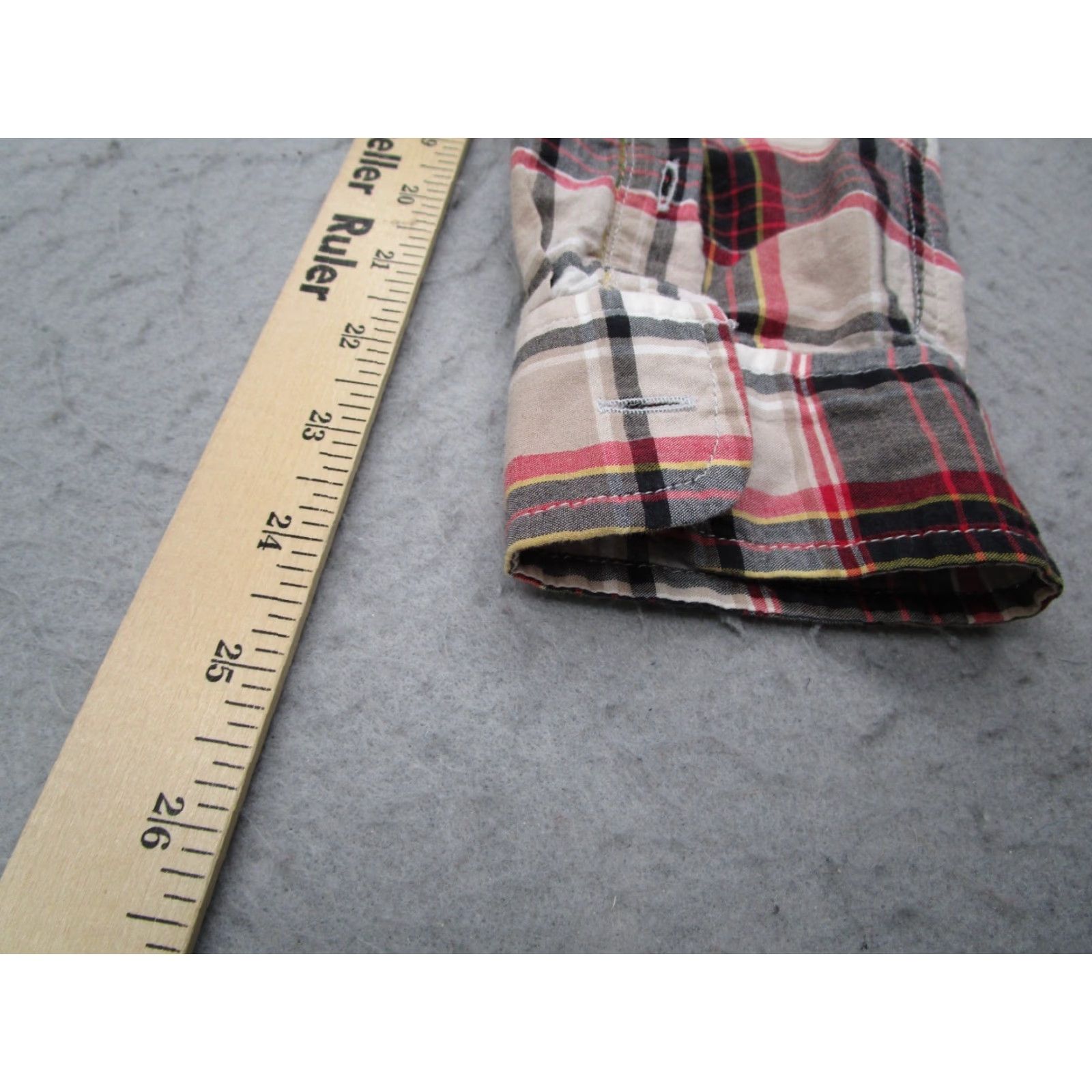 Ralph Lauren DENIM & SUPPLY RALPH LAUREN Shirt Mens Small Red Button-Up Workwear Plaid Classic Bohemian Outdoor Preppy 100% Cotton Size US S / EU 44-46 / 1 - 7 Thumbnail