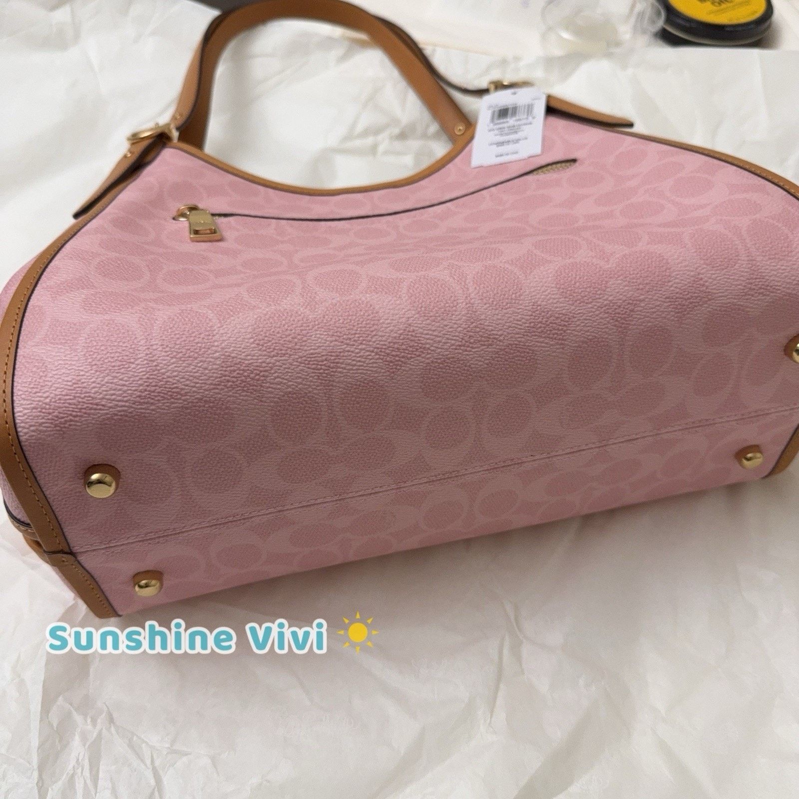 Coach NWT COACH Erin Shoulder Bag With Charms CEL13 in powder pink Size ONE SIZE - 7 Thumbnail