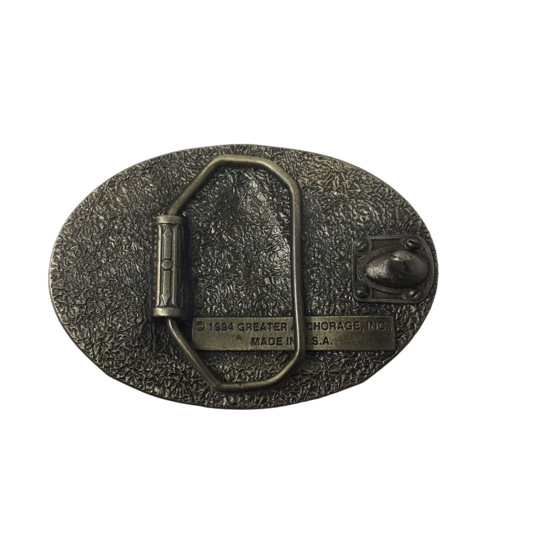 Other Vintage 1994 Fur Rendezvous Greater Anchorage Belt Buckle Size ONE SIZE - 3 Thumbnail
