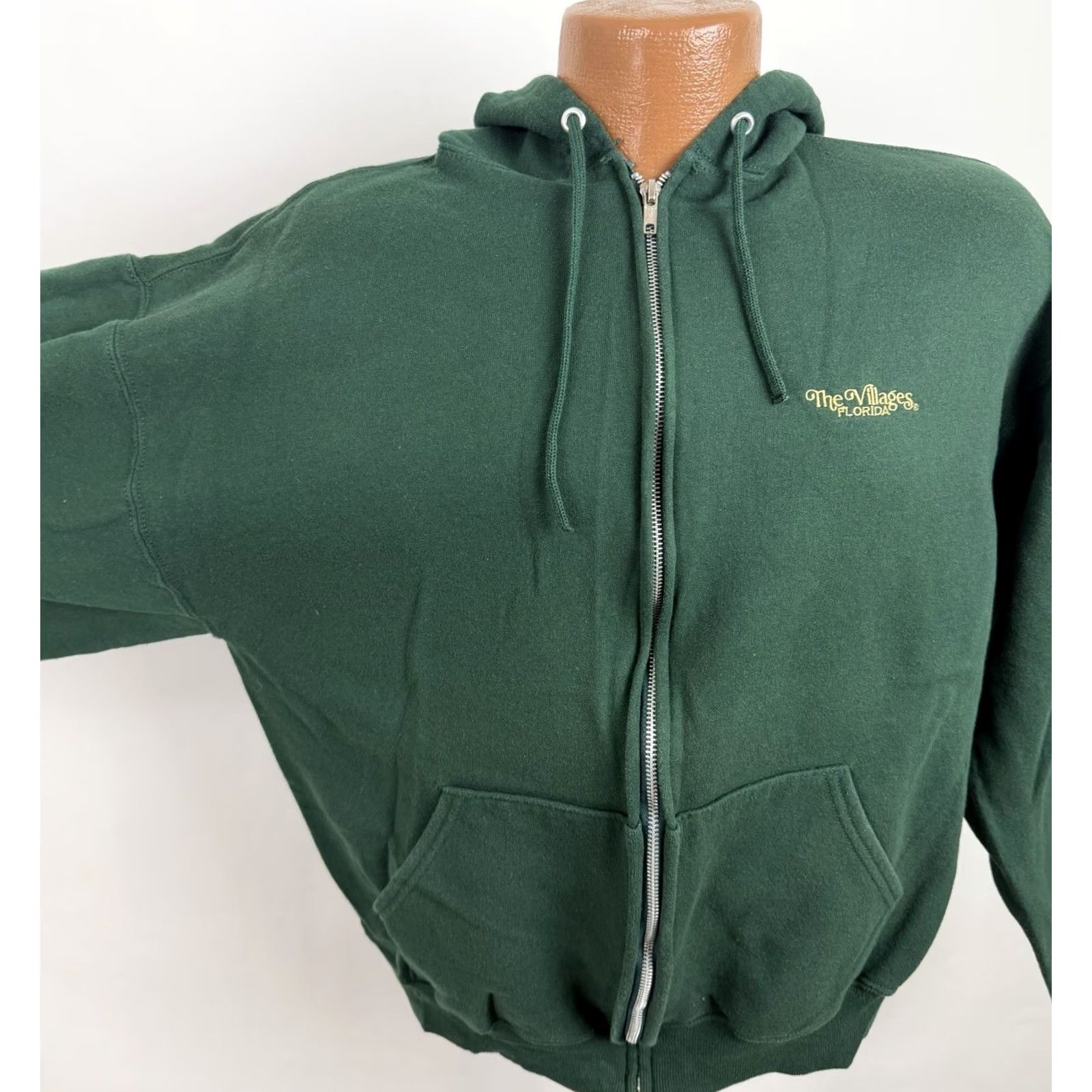 Jerzees JERZEES Hoodie Mens Medium Forest Green Full Zip Size US M / EU 48-50 / 2 - 4 Thumbnail