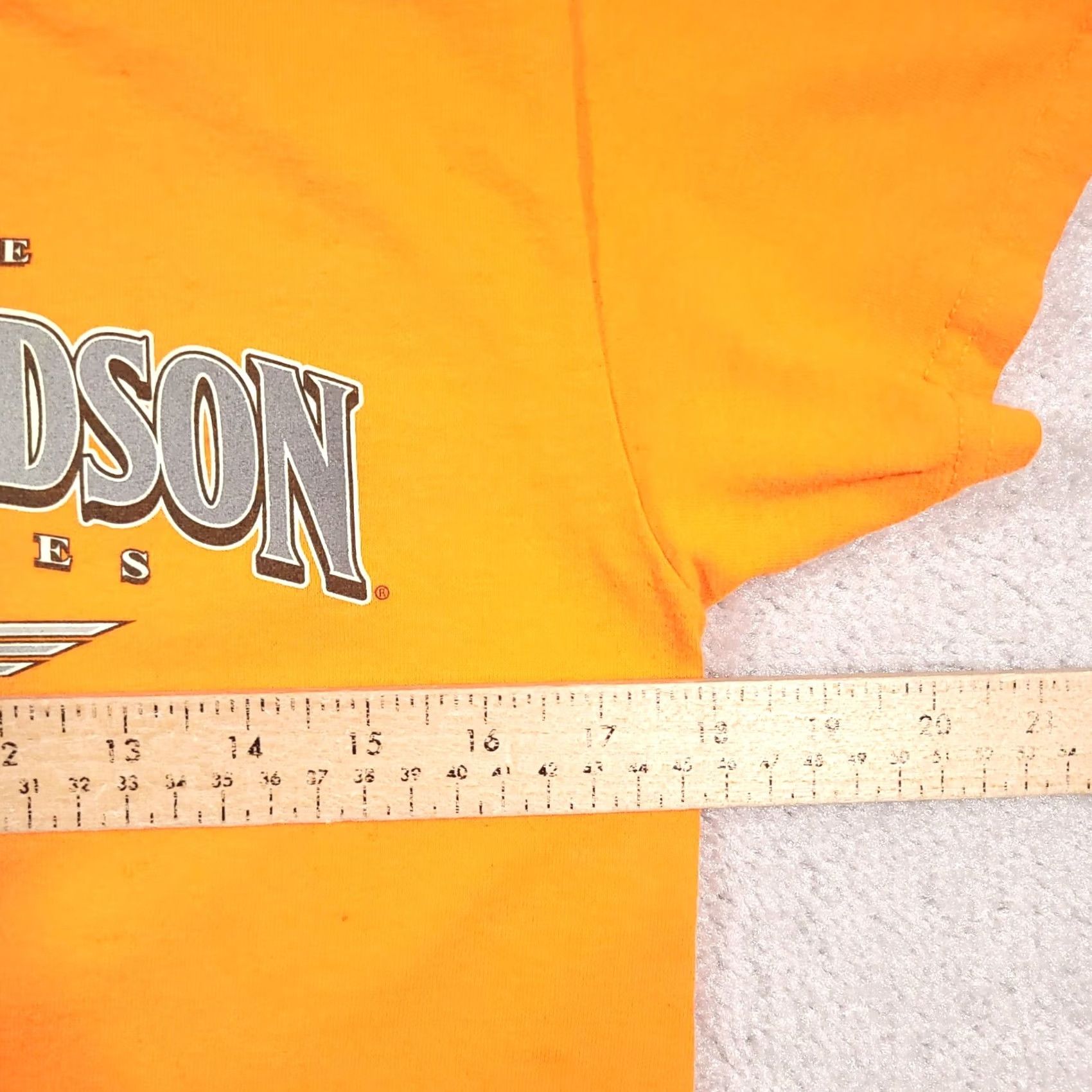 Harley Davidson Harley-Davidson Shirt Mens Small Orange Short Sleeve Motorcycle Logo Crew Neck T-Shirt Size US S / EU 44-46 / 1 - 4 Thumbnail